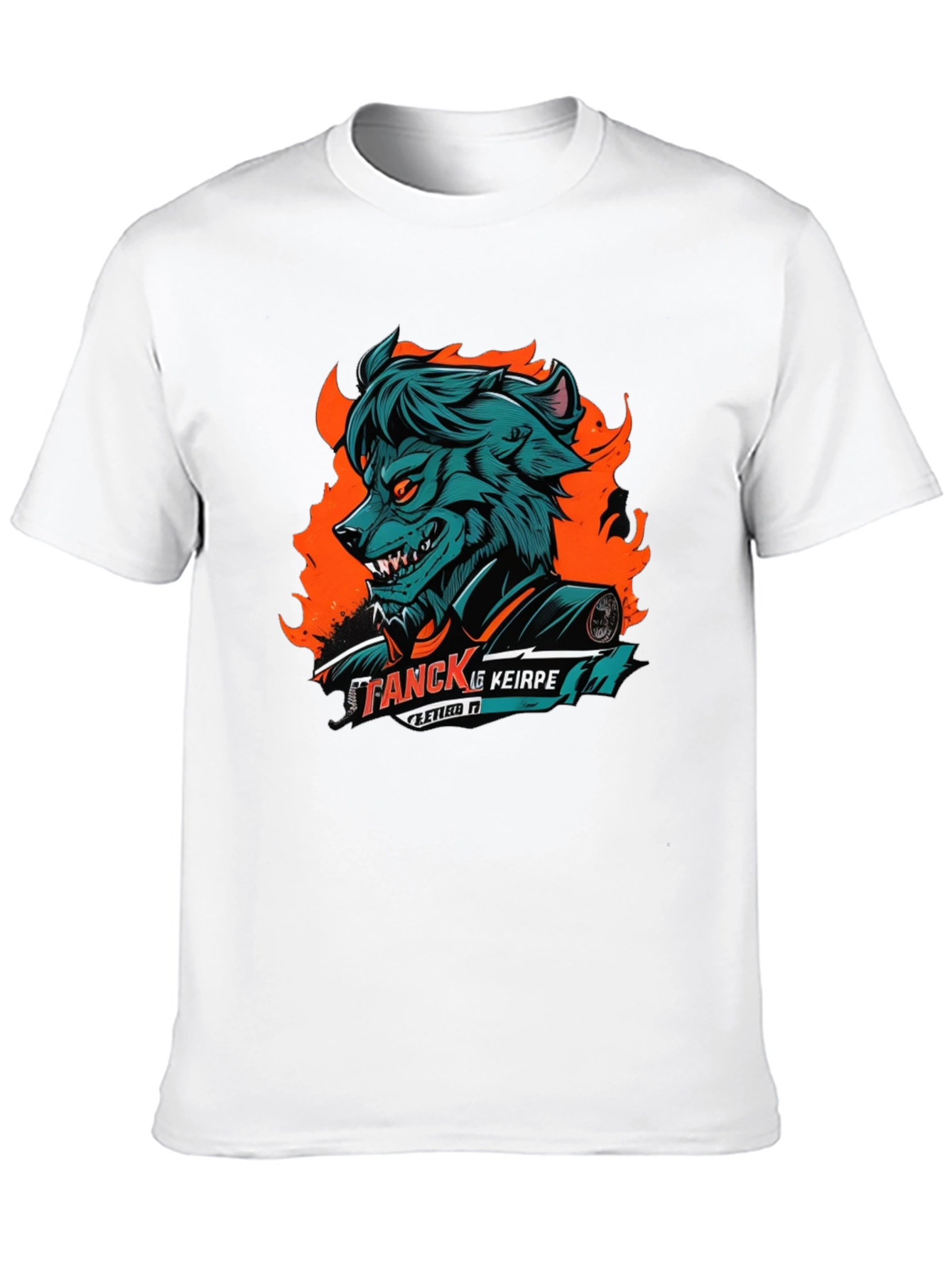 Wolf Graphic Black T-Shirt