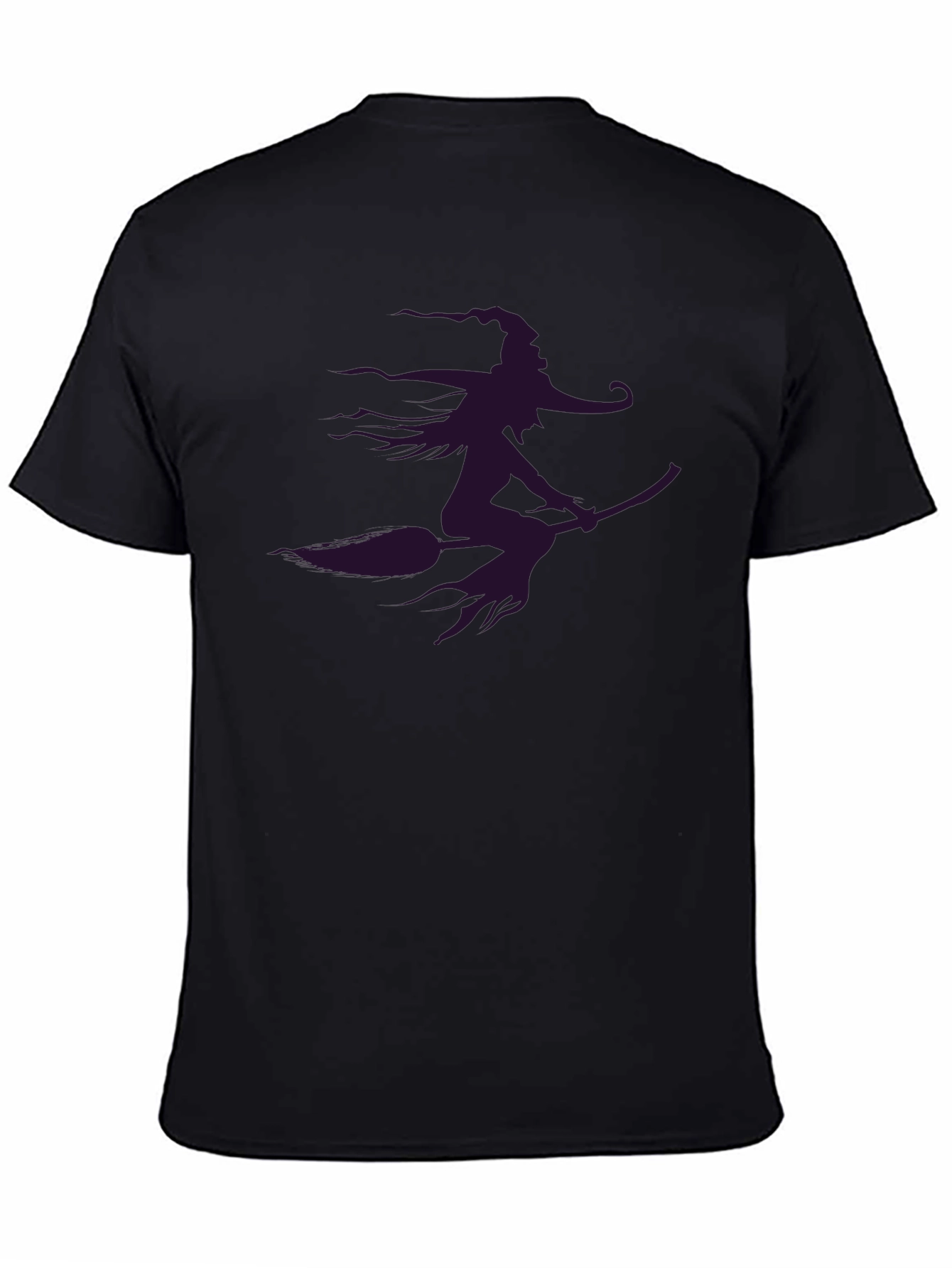 Witch on Broomstick Graphic Tee