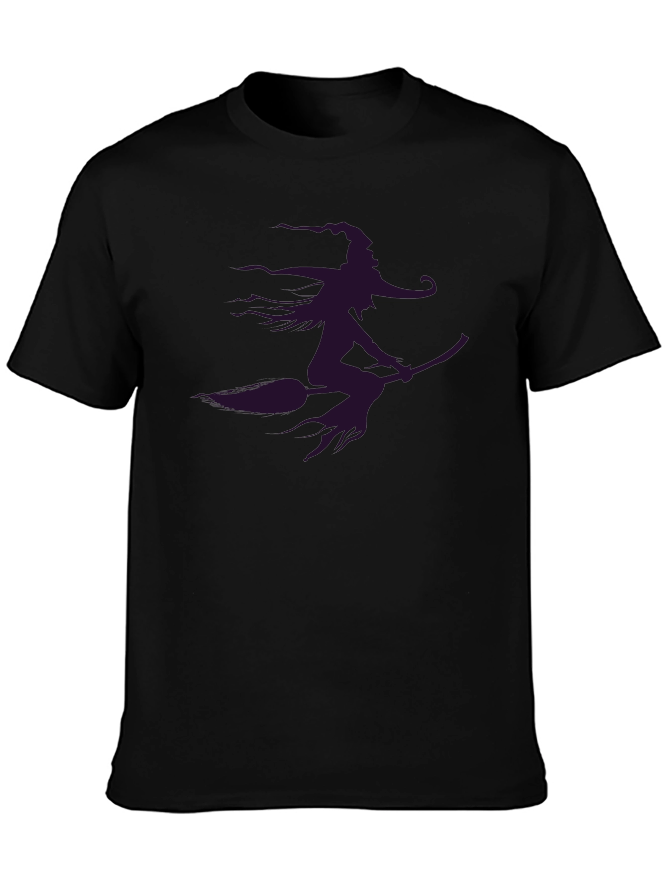 Witch on Broomstick Graphic Tee