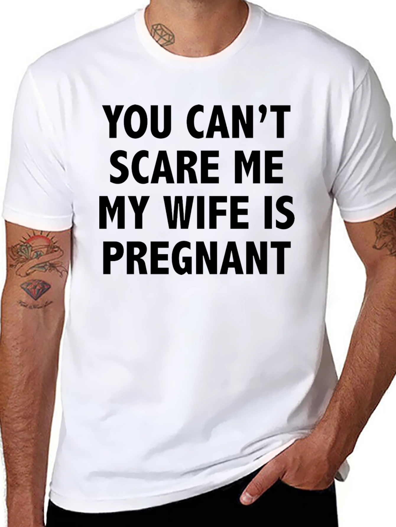 Mens Funny Pregnancy T-Shirt