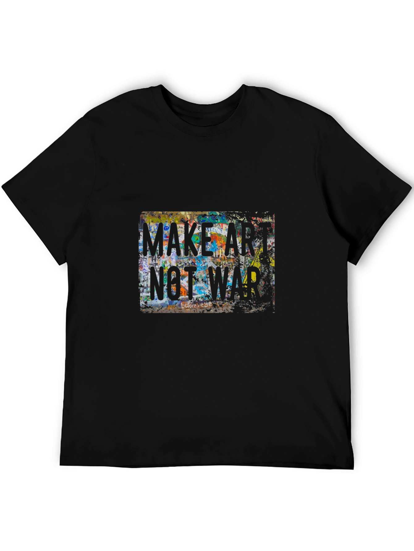 Make Art Not War T-Shirt - Stylish Graphic Tee