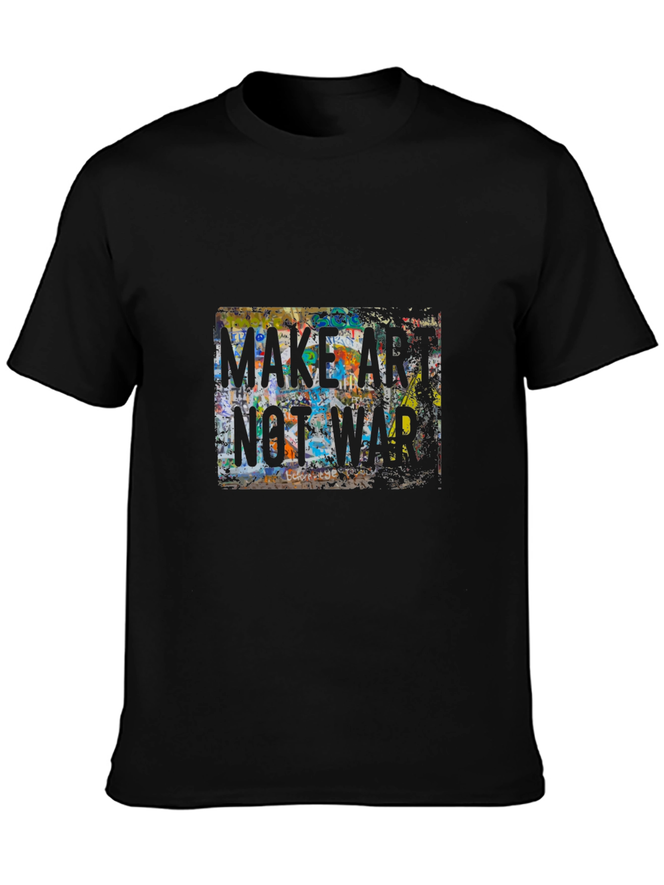 Make Art Not War T-Shirt - Stylish Graphic Tee