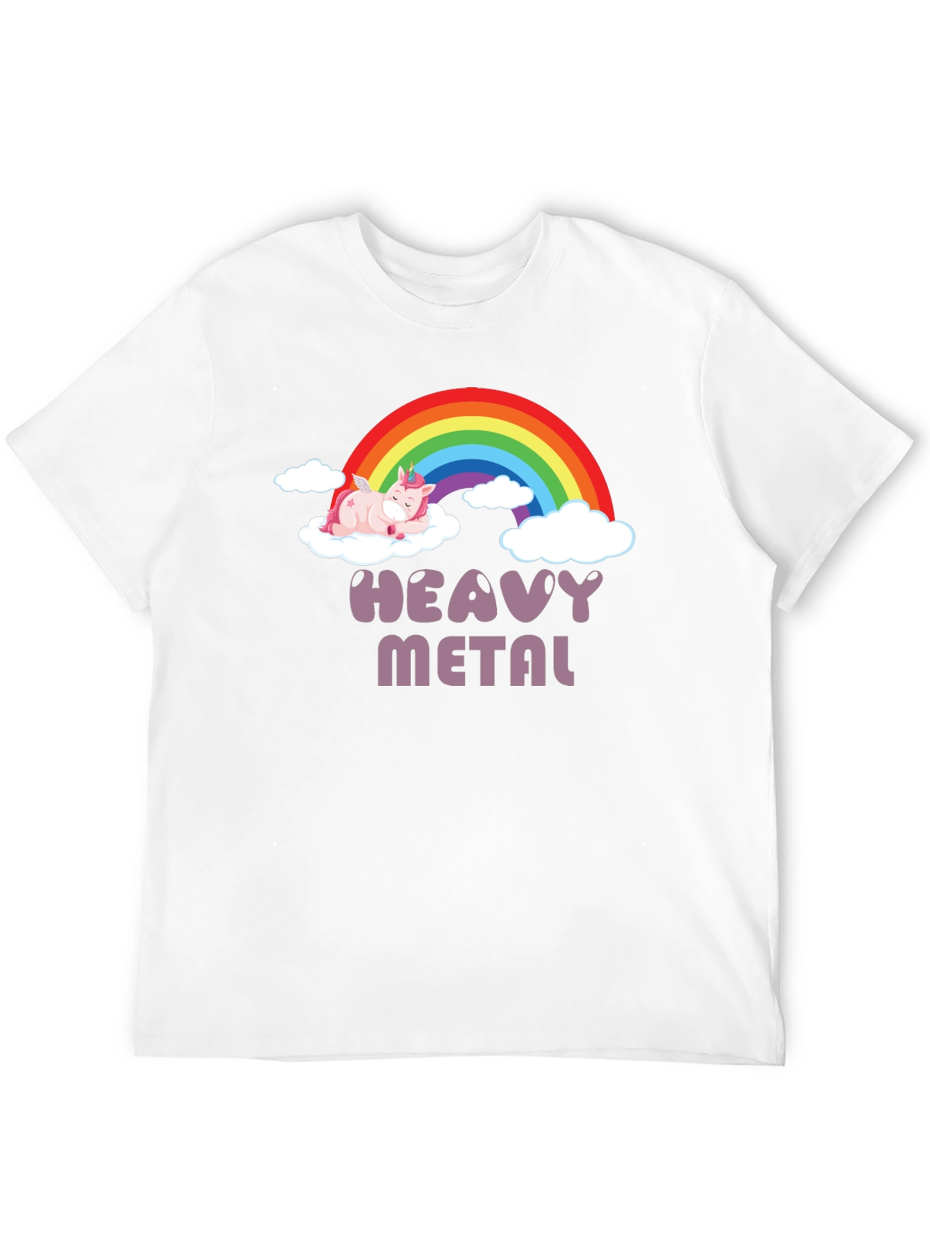 Heavy Metal Unicorn T-Shirt - Black