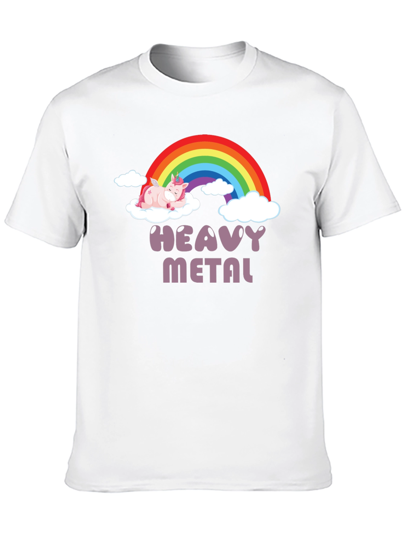 Heavy Metal Unicorn T-Shirt - Black