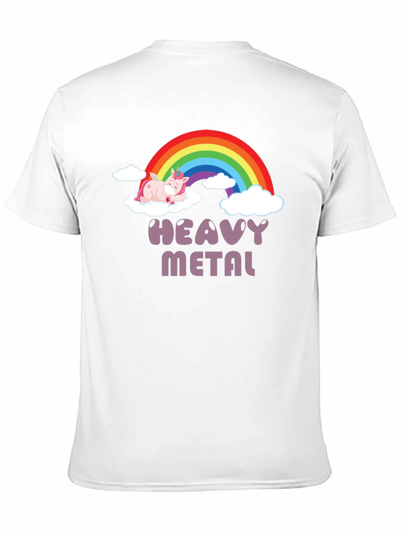 Heavy Metal Unicorn T-Shirt - Black