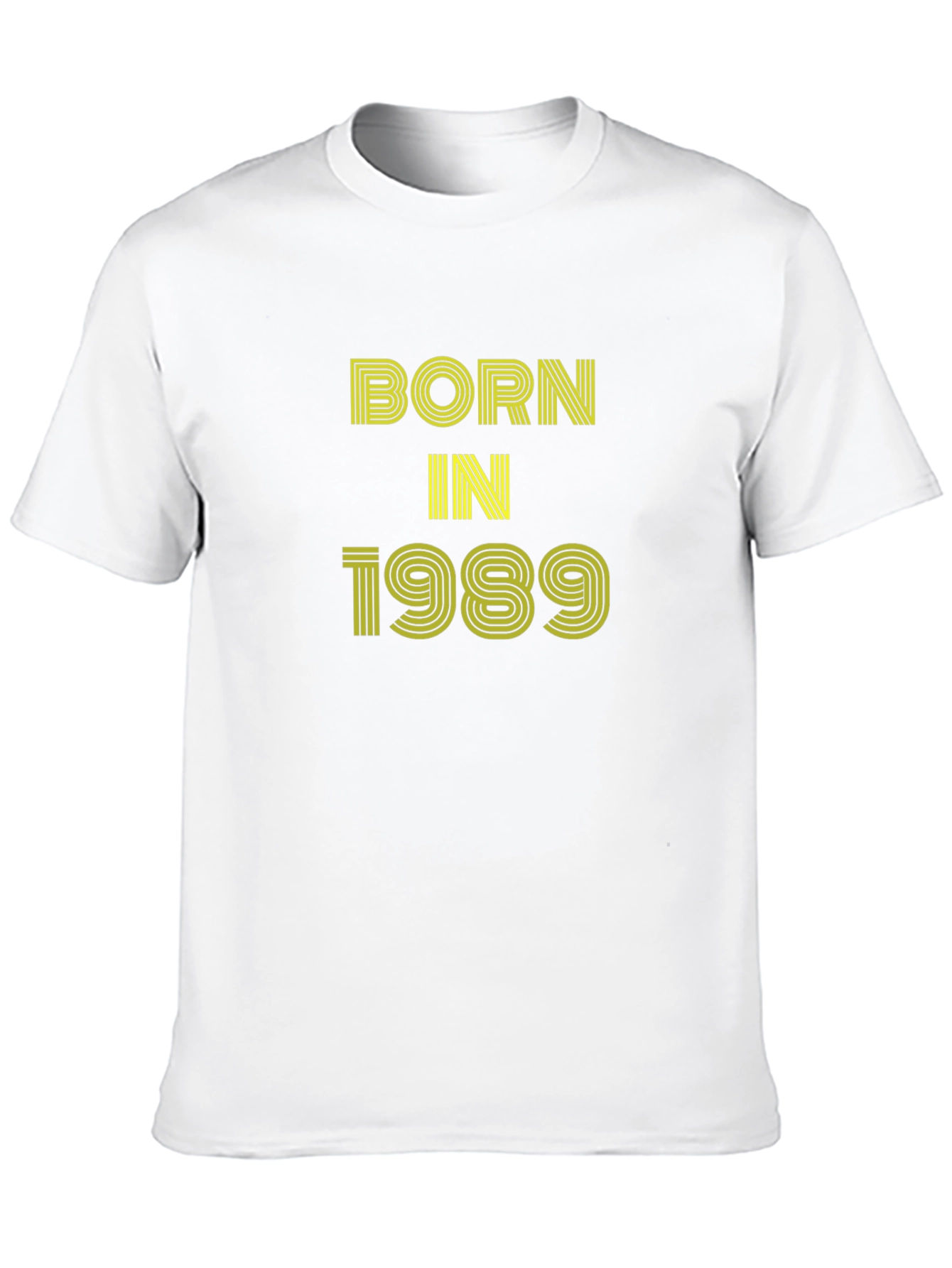 Born in 1989 Black Graphic Tee