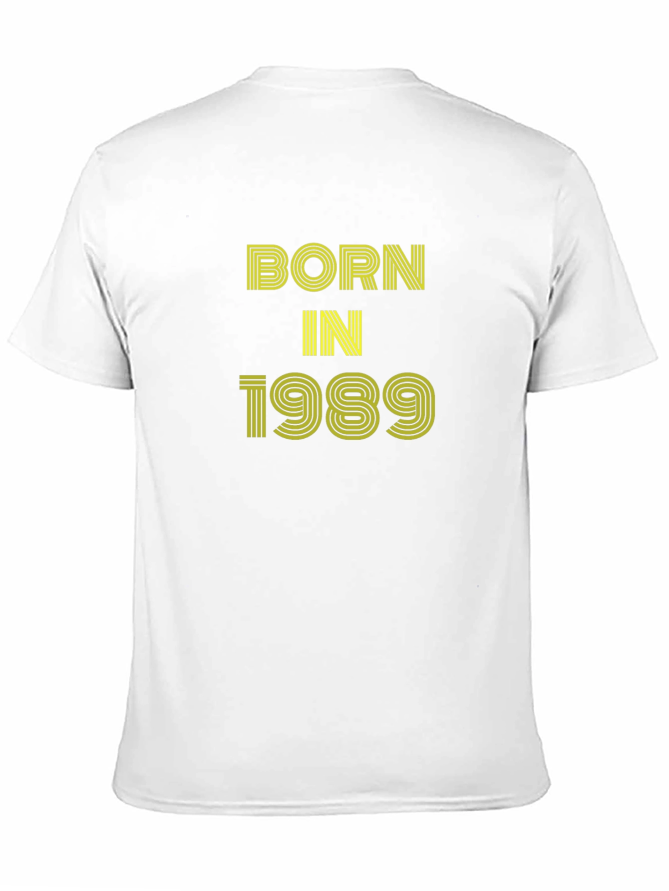 Born in 1989 Black Graphic Tee