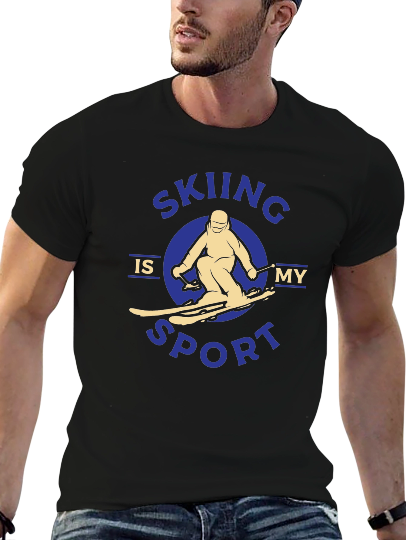 Skiing is My Sport Graphic Tee