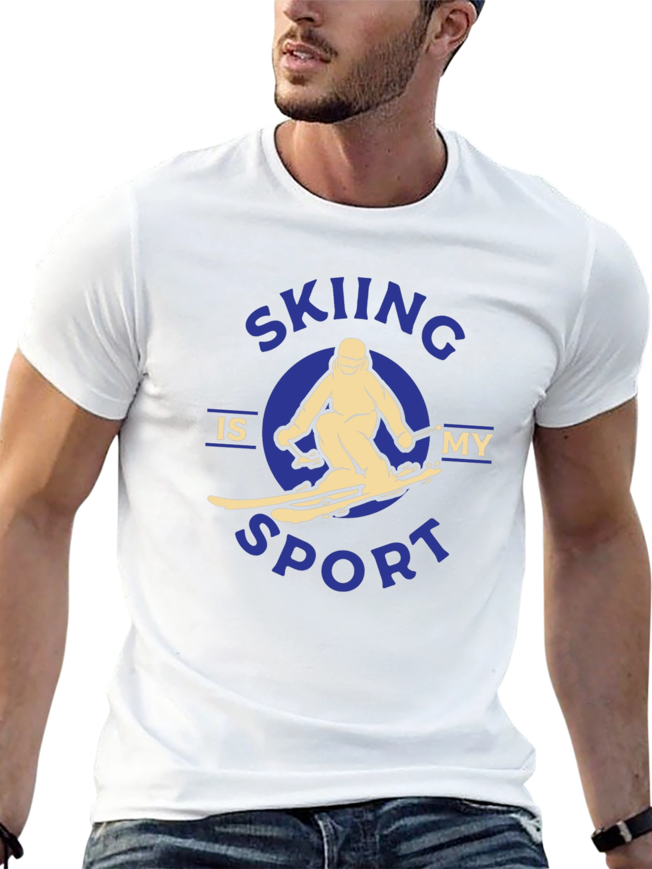 Skiing is My Sport Graphic Tee