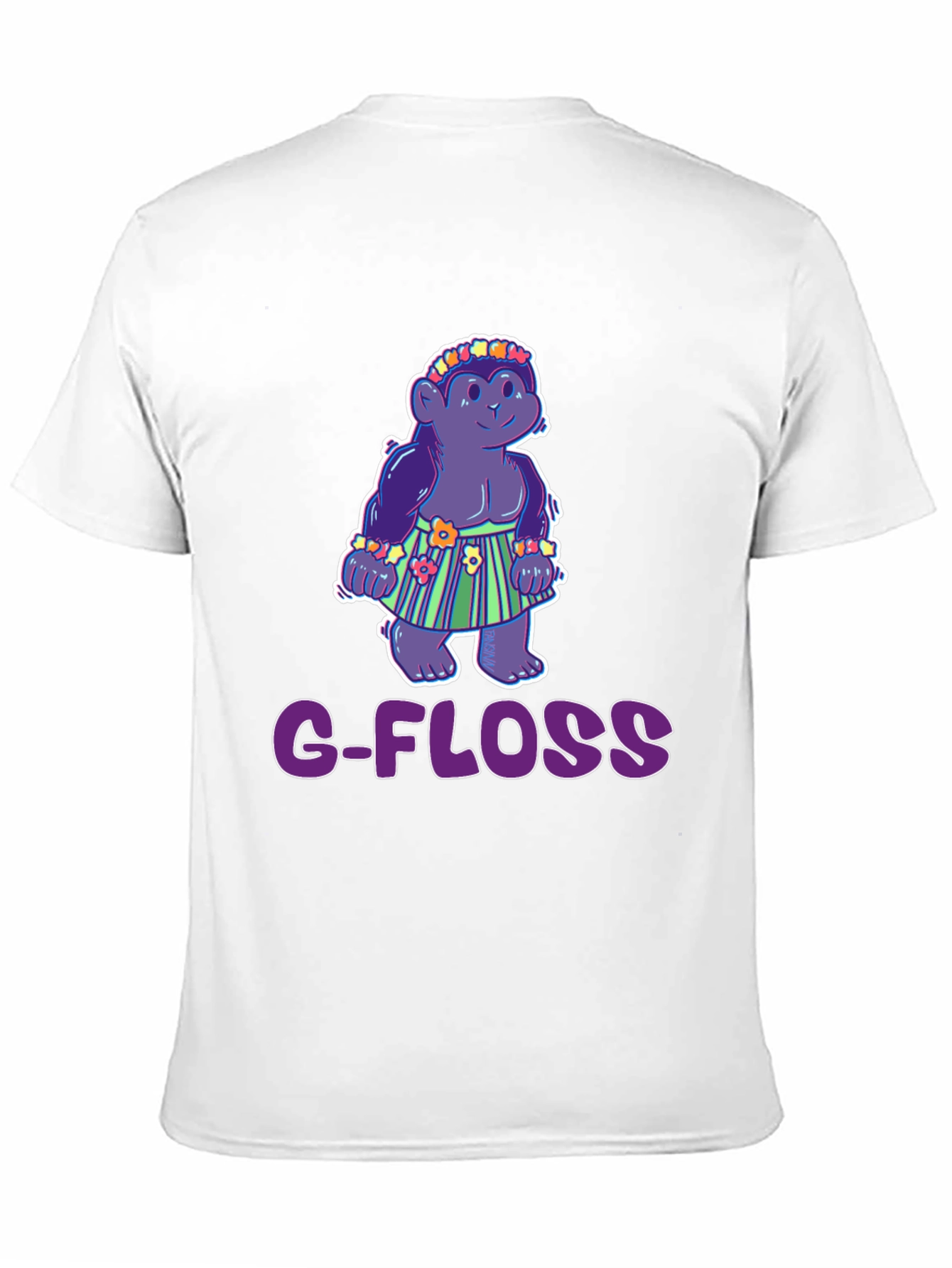 G-Floss Hula Monkey Black T-Shirt