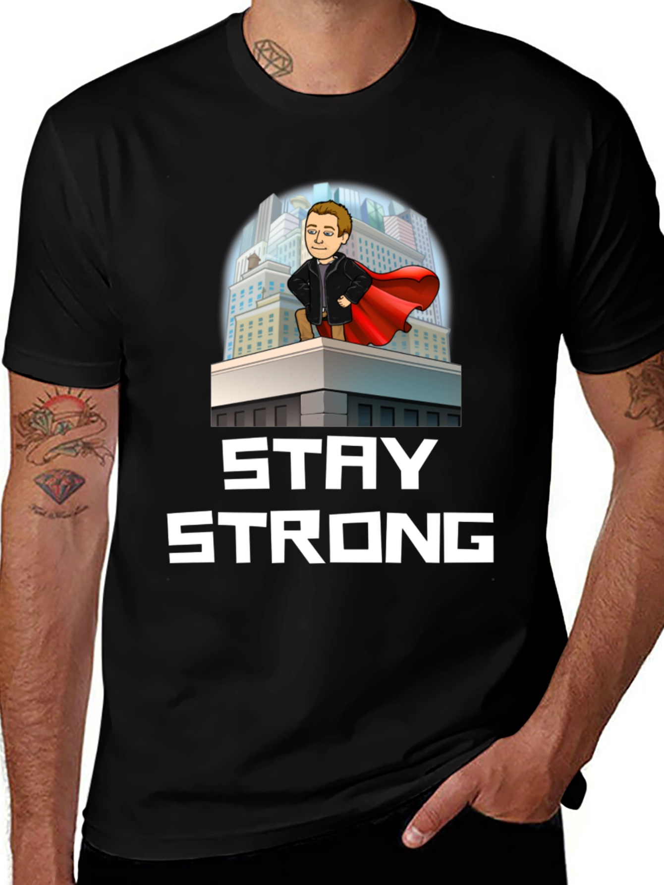 Stay Strong Superhero T-Shirt