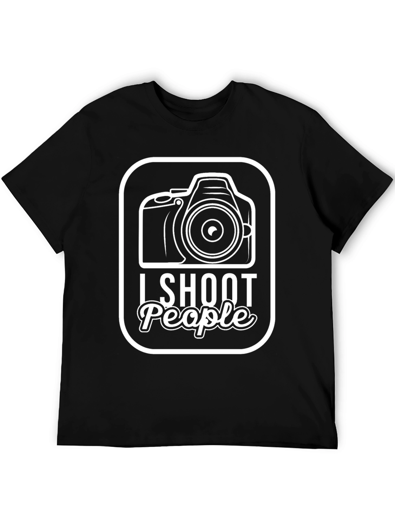 I Shoot People Camera Graphic T-Shirt