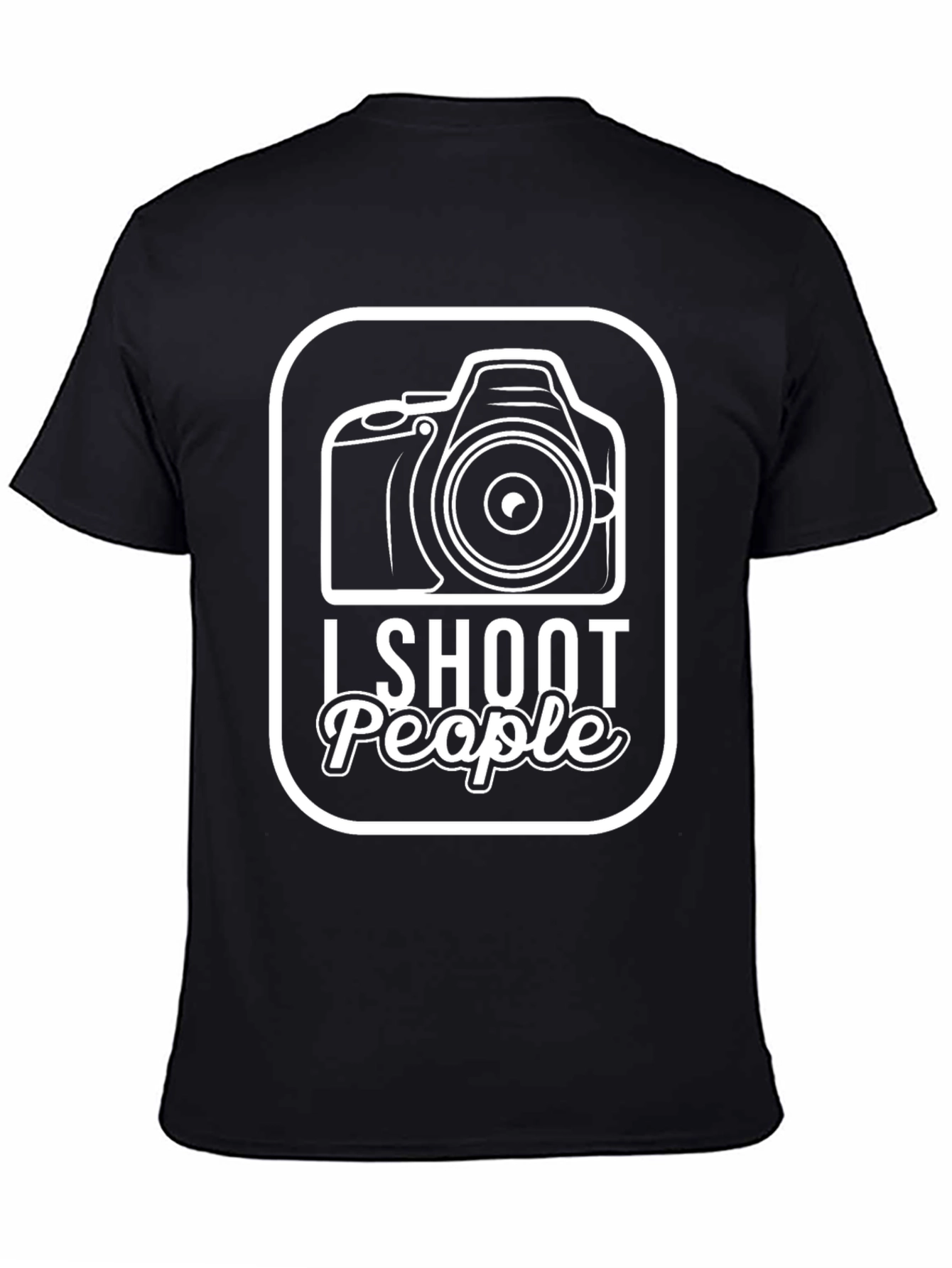 I Shoot People Camera Graphic T-Shirt