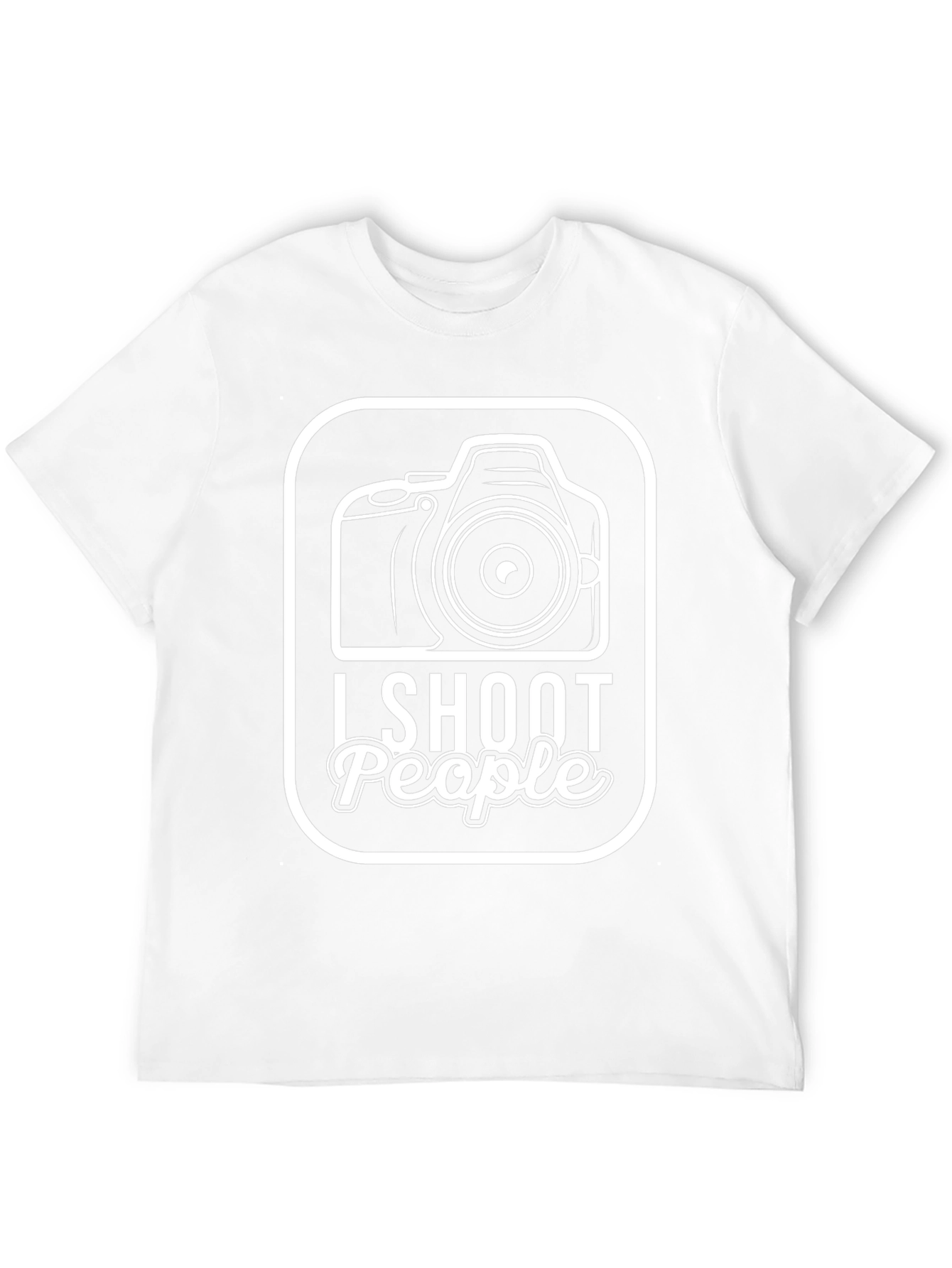 I Shoot People Camera Graphic T-Shirt