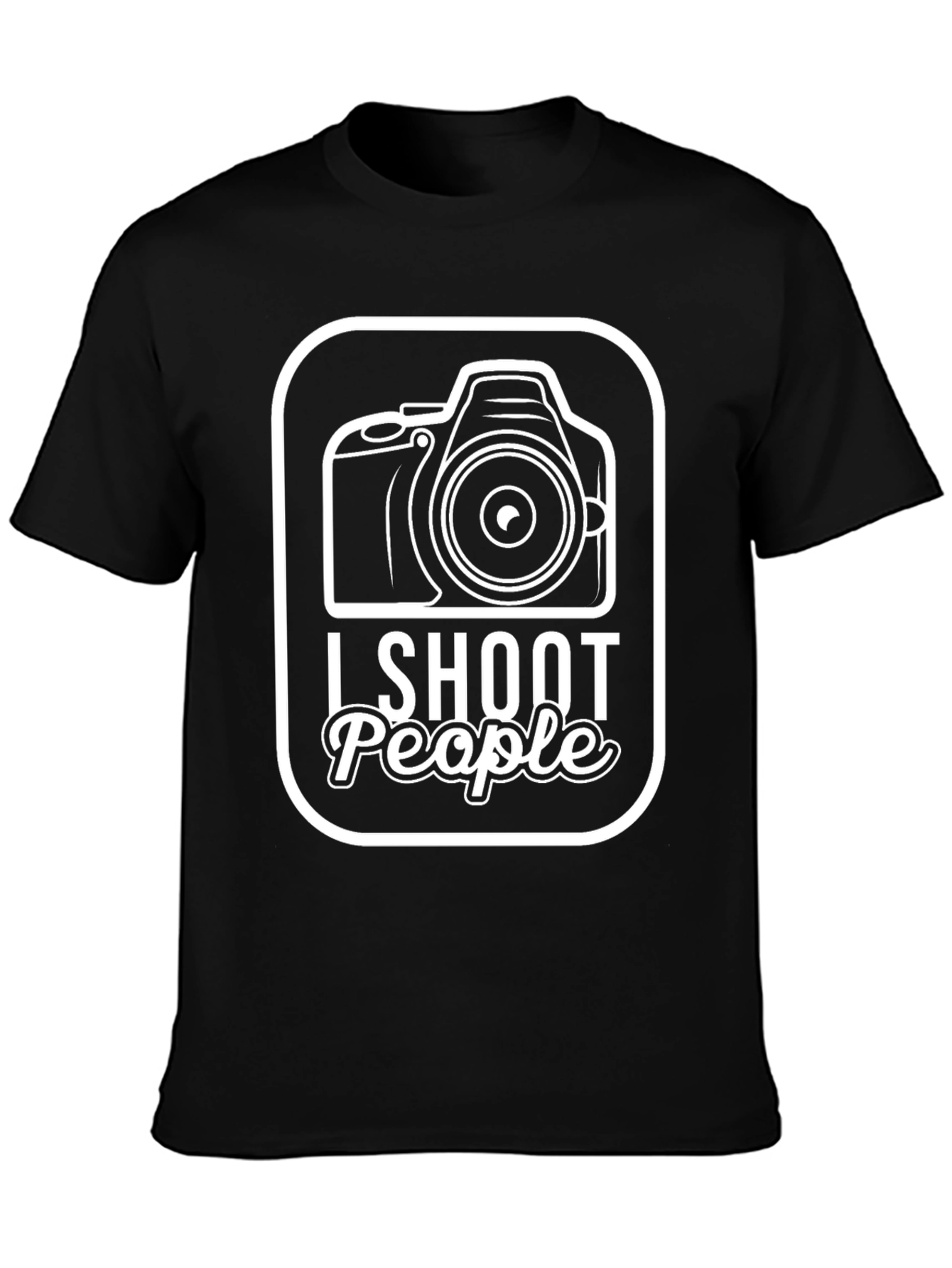 I Shoot People Camera Graphic T-Shirt