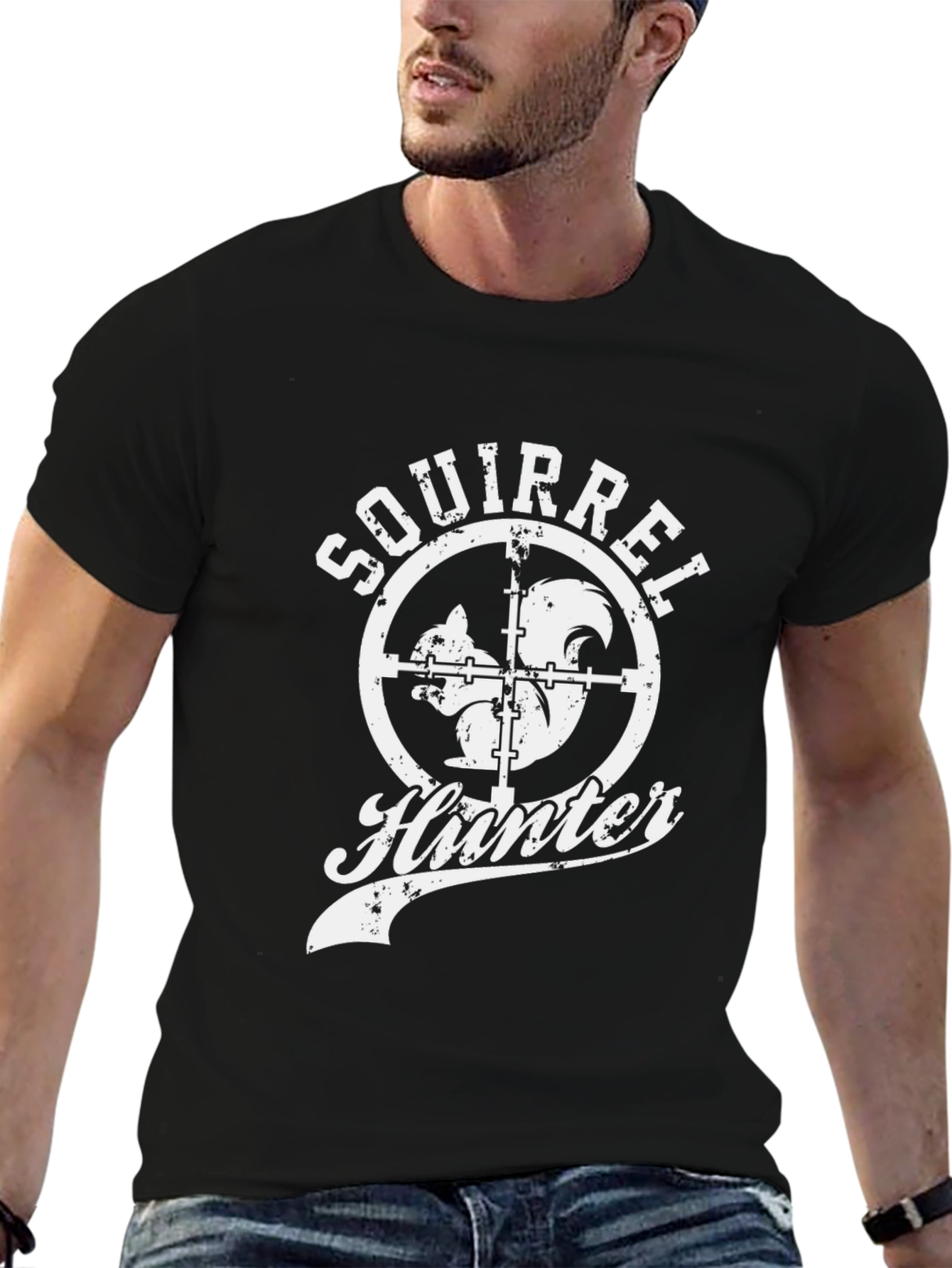 Squirrel Hunter T-Shirt - Funny Graphic Tee
