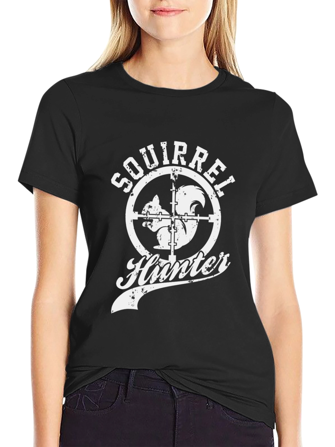 Squirrel Hunter T-Shirt - Funny Graphic Tee