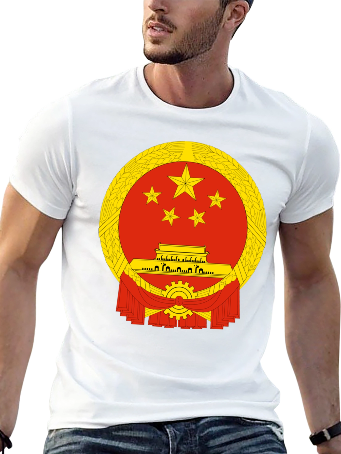 China Emblem T-Shirt - Patriotic Style