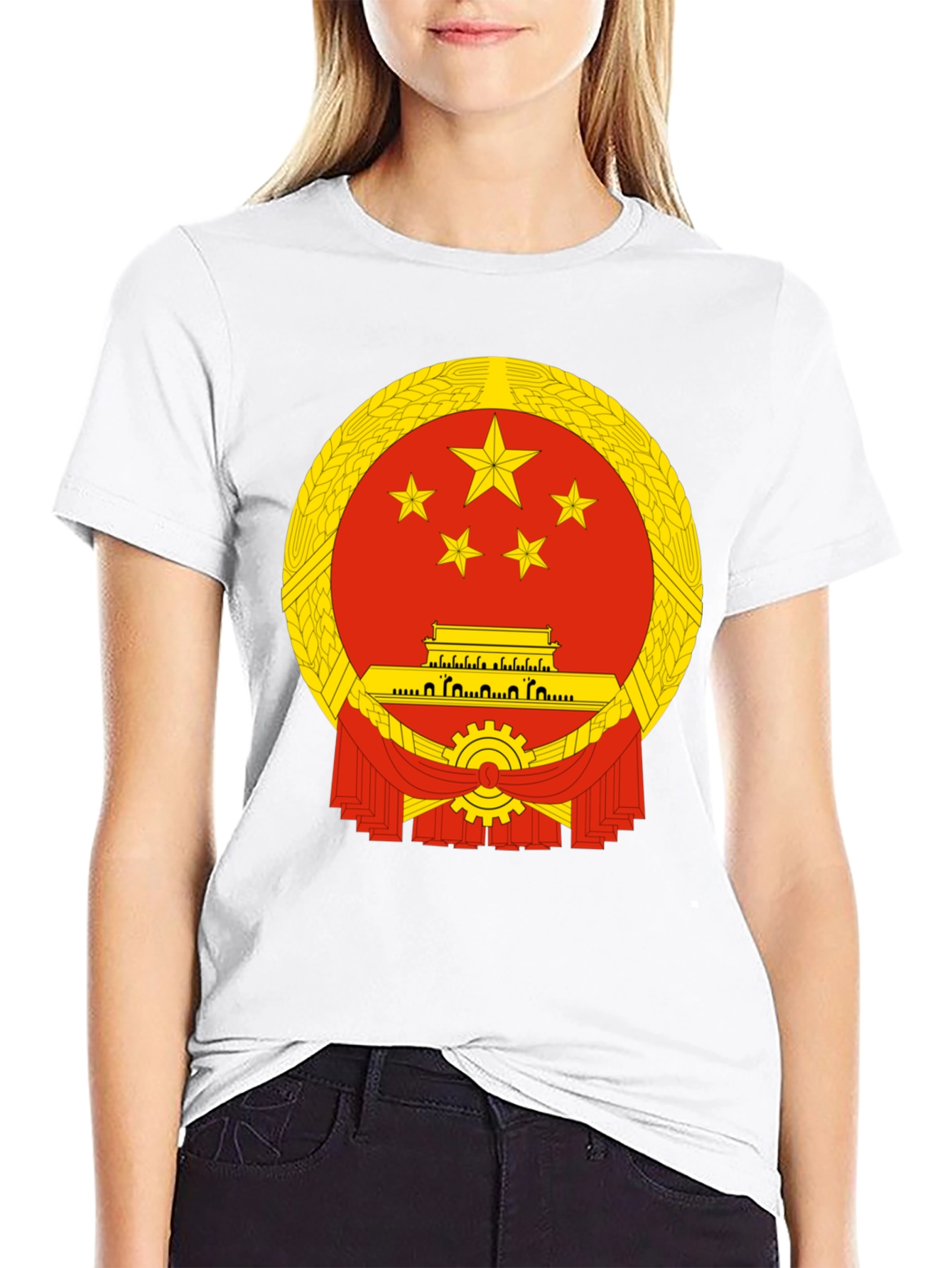 China Emblem T-Shirt - Patriotic Style