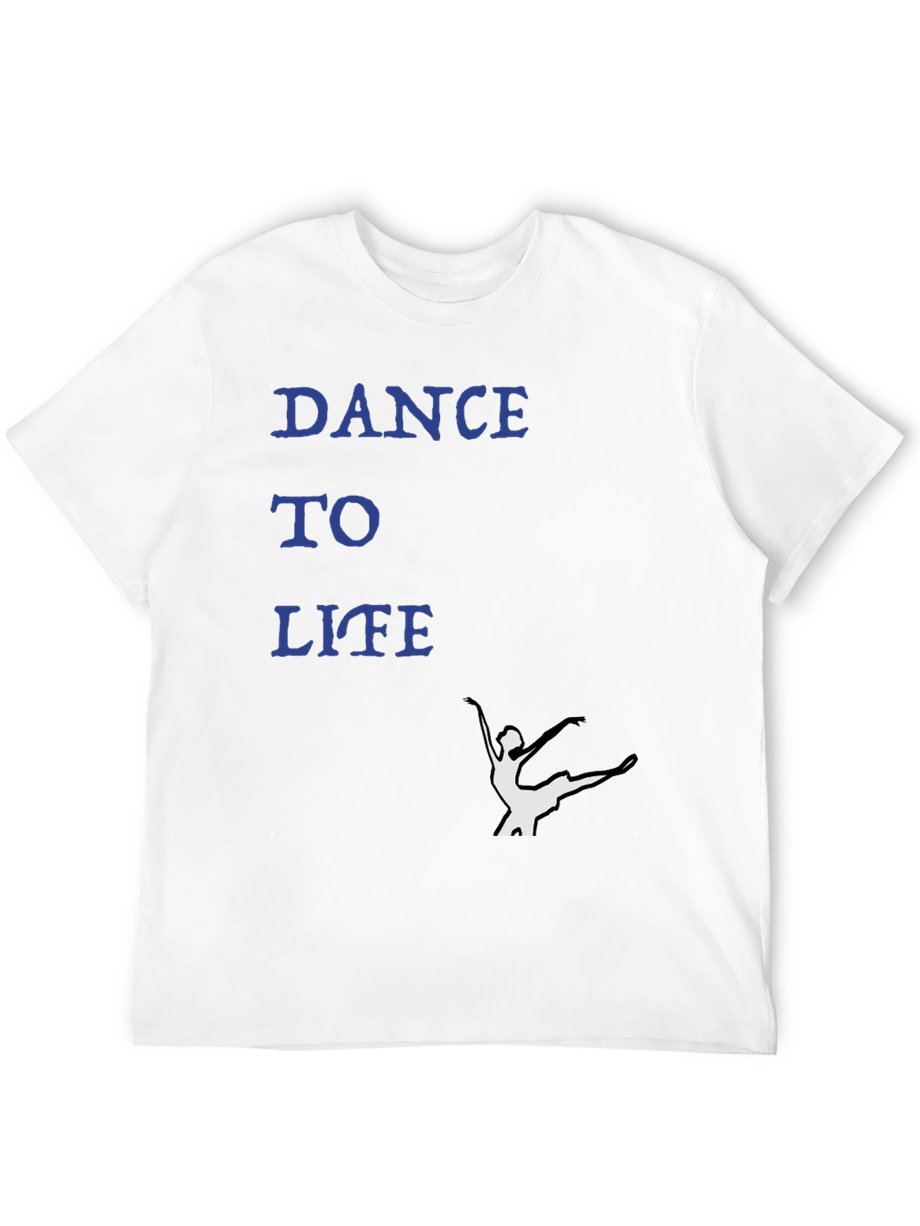 Dance to Life Black Graphic Tee