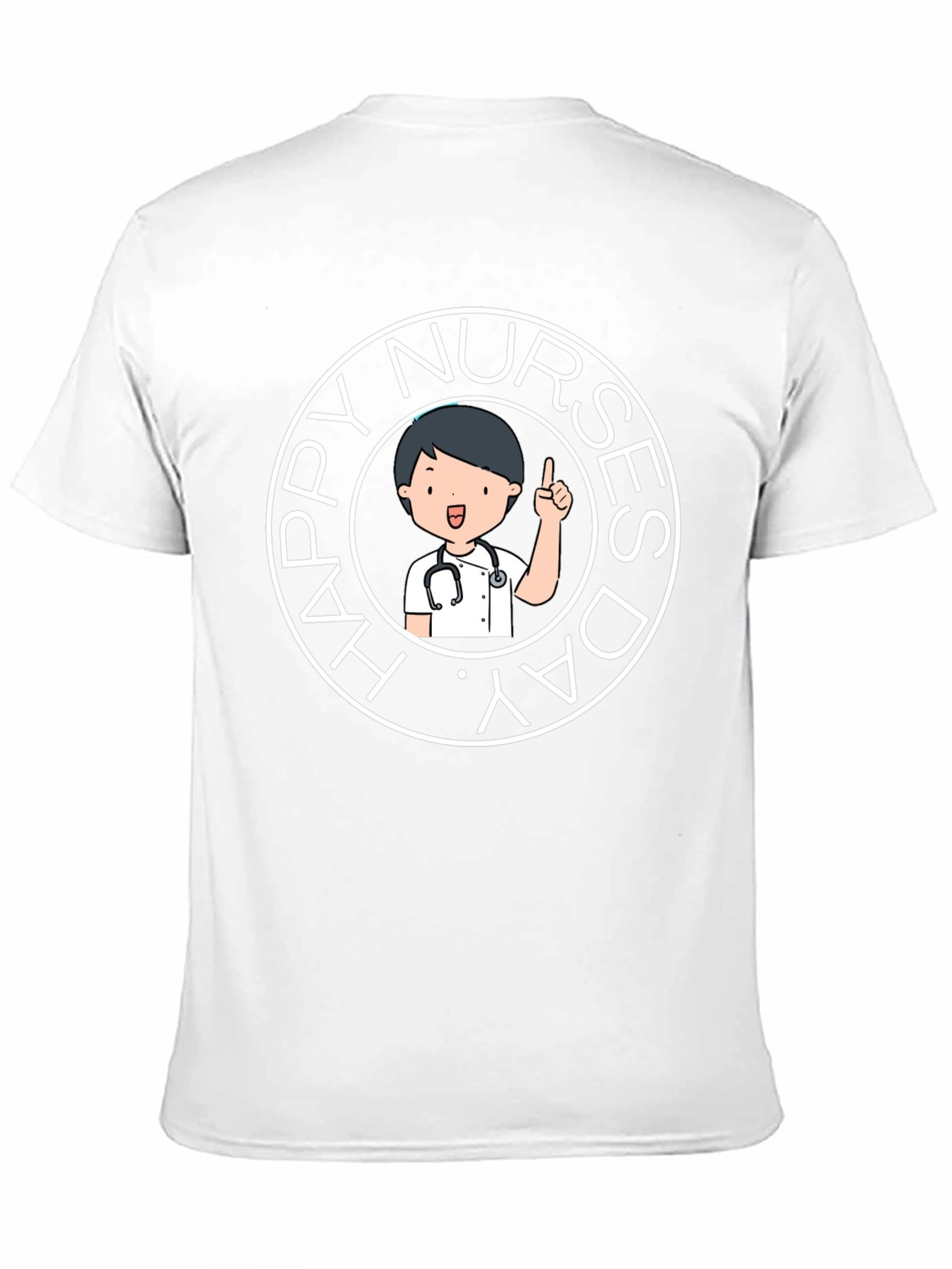 Happy Nurses Day T-Shirt | Round Design
