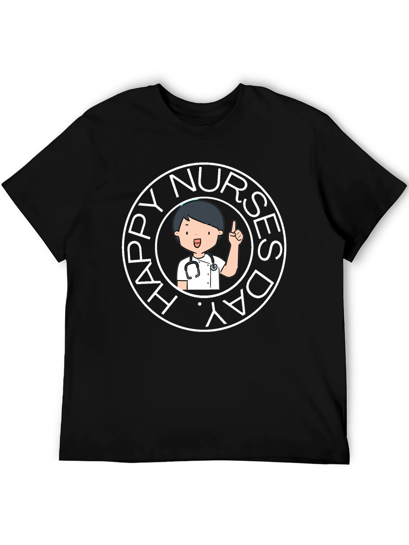 Happy Nurses Day T-Shirt | Round Design