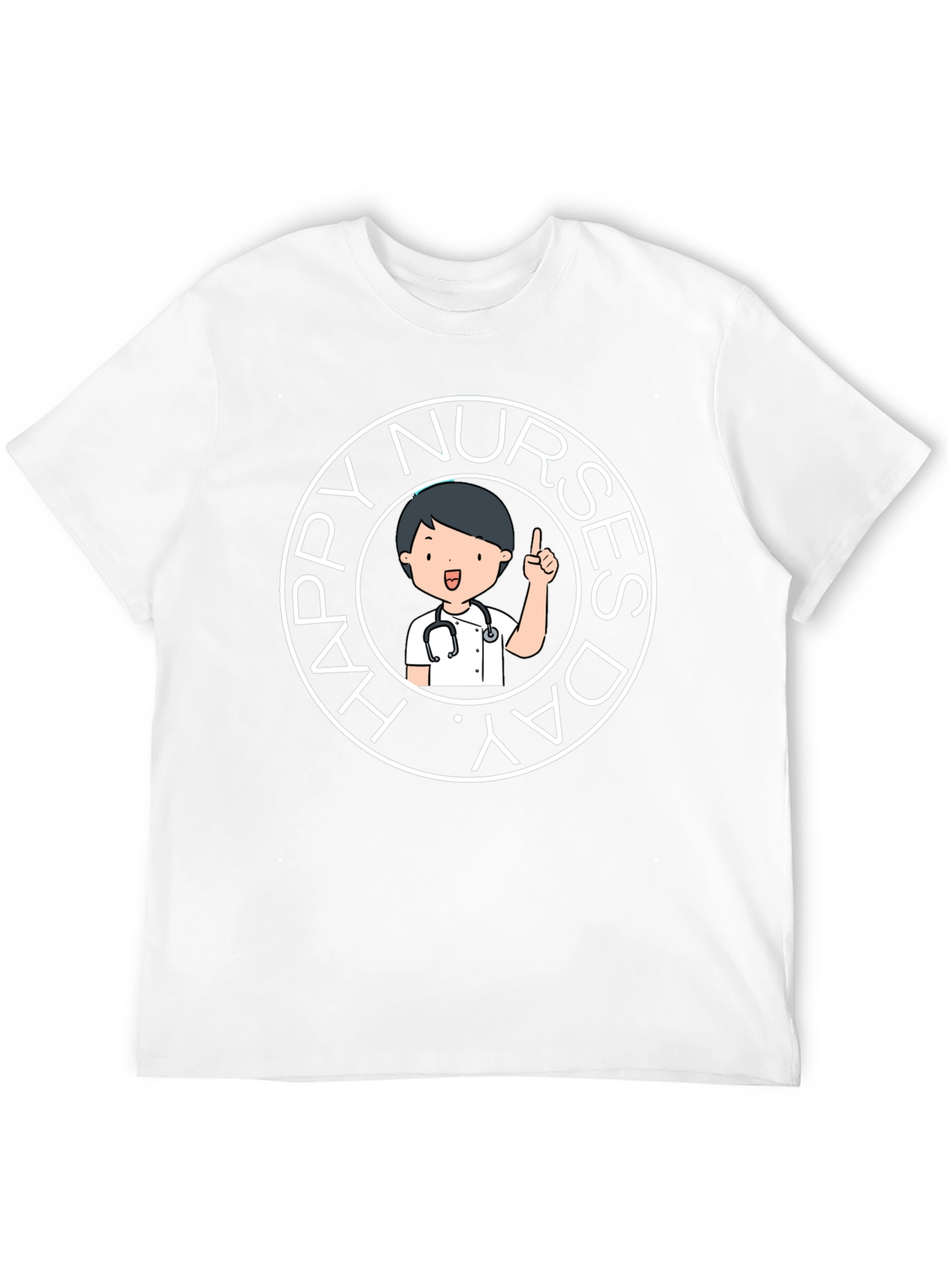 Happy Nurses Day T-Shirt | Round Design