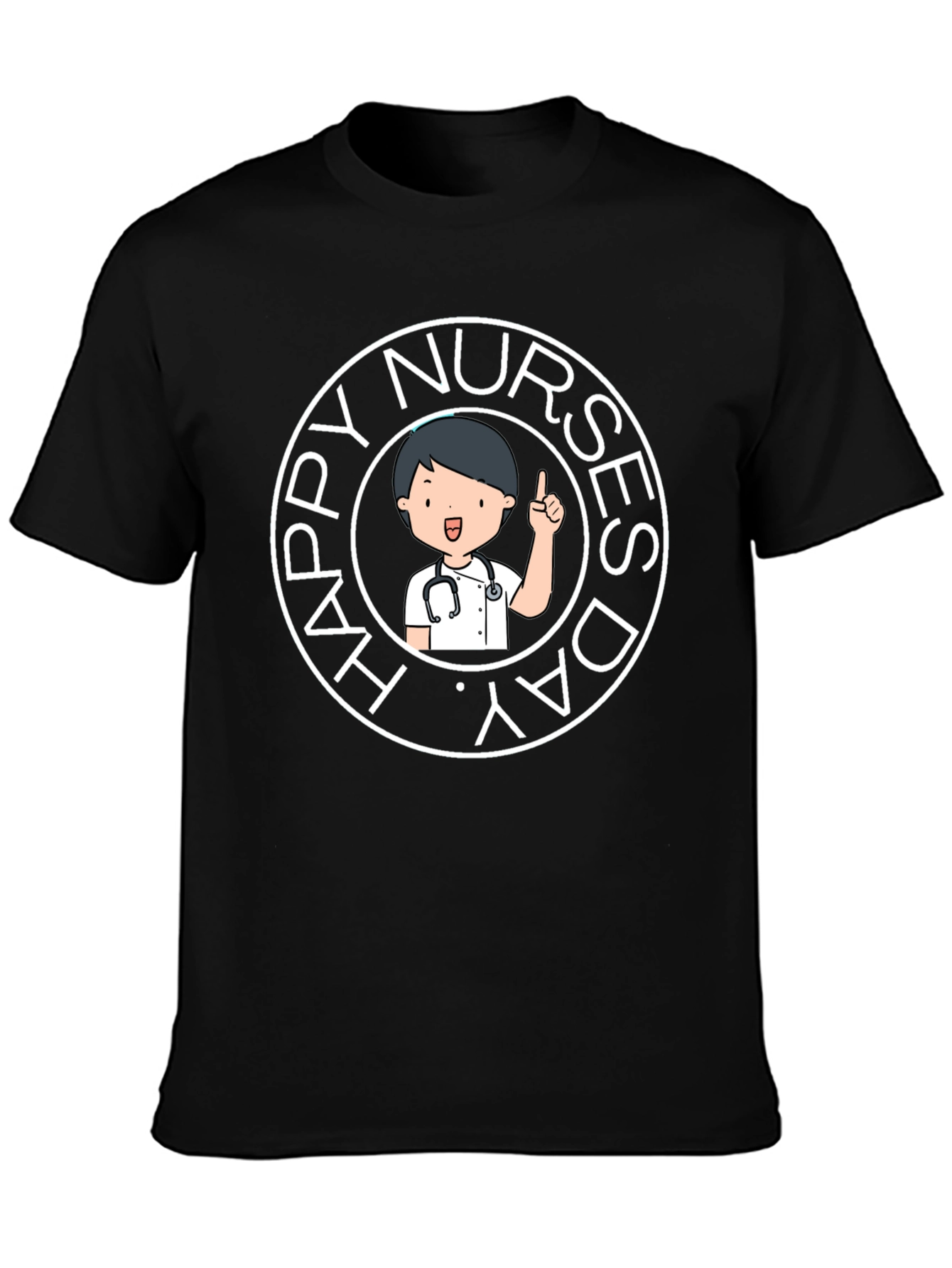 Happy Nurses Day T-Shirt | Round Design