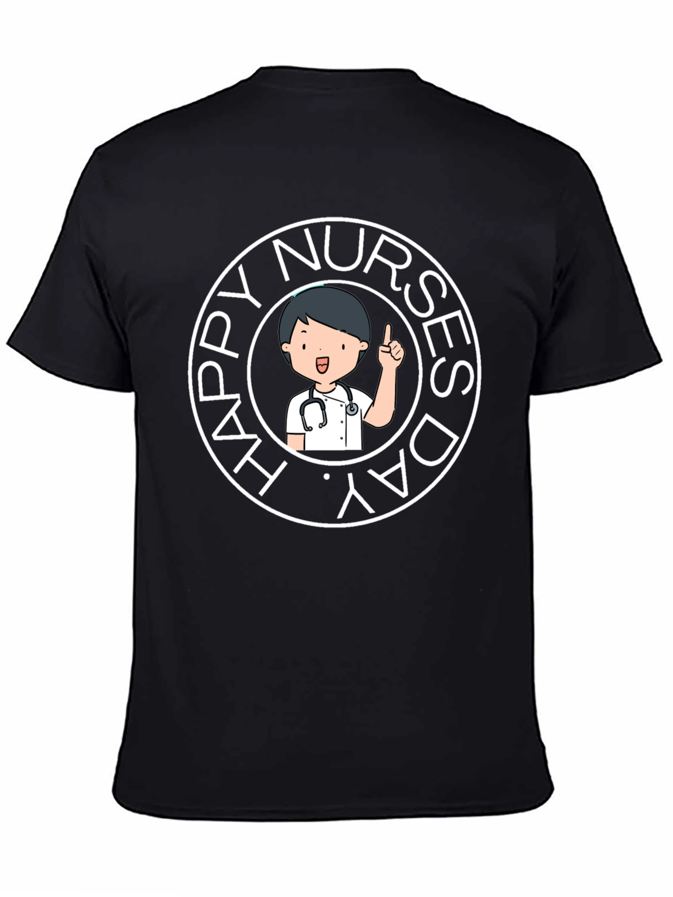 Happy Nurses Day T-Shirt | Round Design