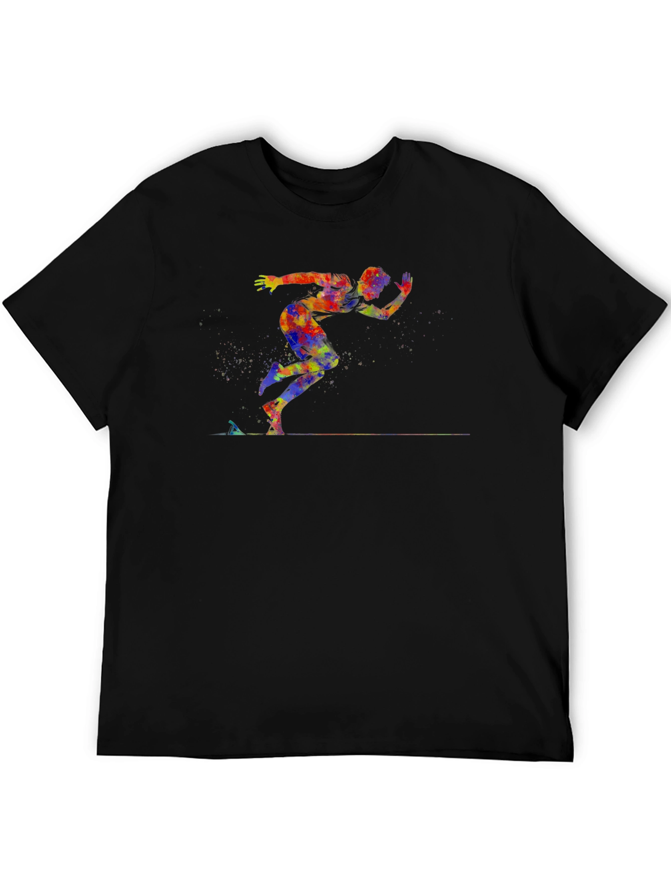 Runner Graphic Tee - Black