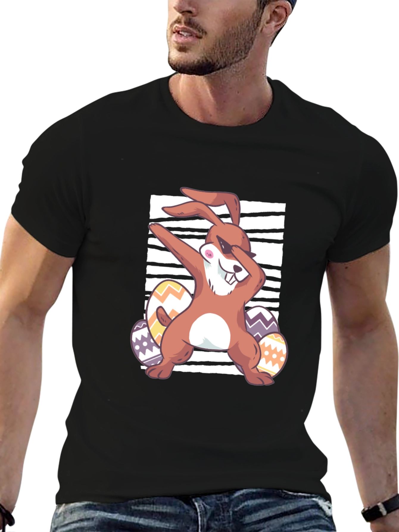 Easter Bunny Dabbing T-Shirt