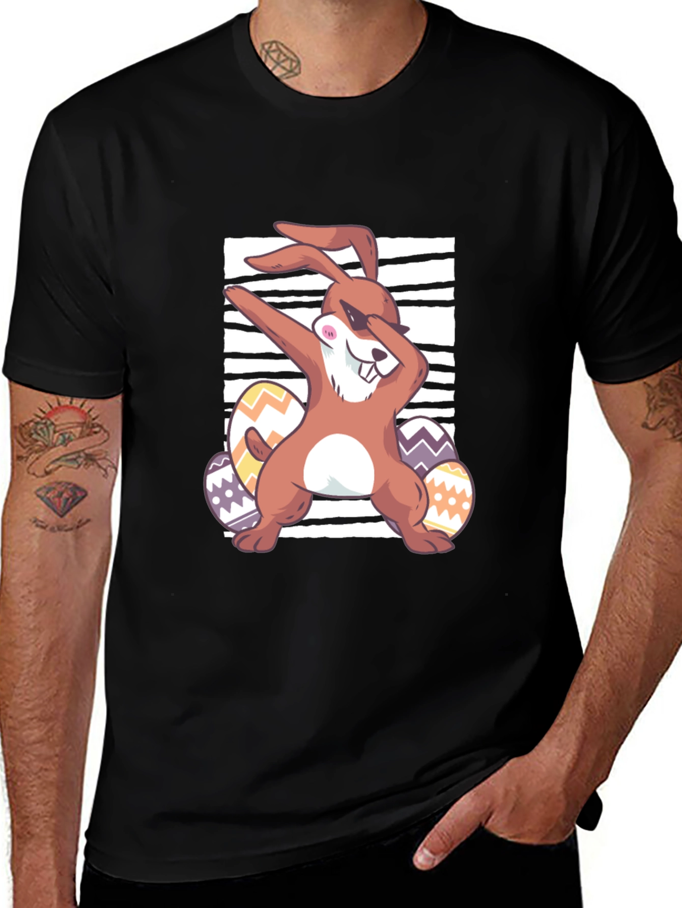 Easter Bunny Dabbing T-Shirt
