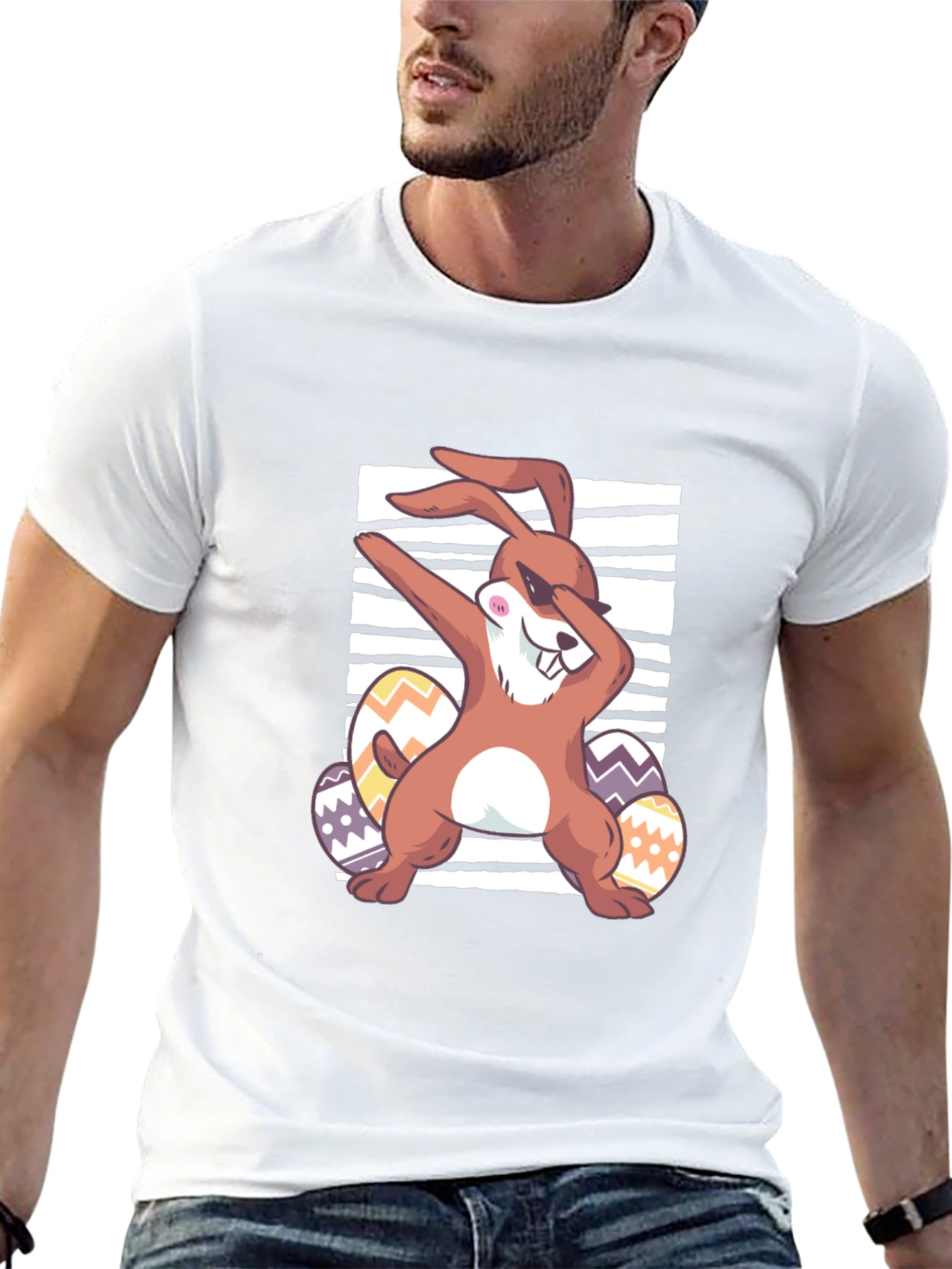 Easter Bunny Dabbing T-Shirt