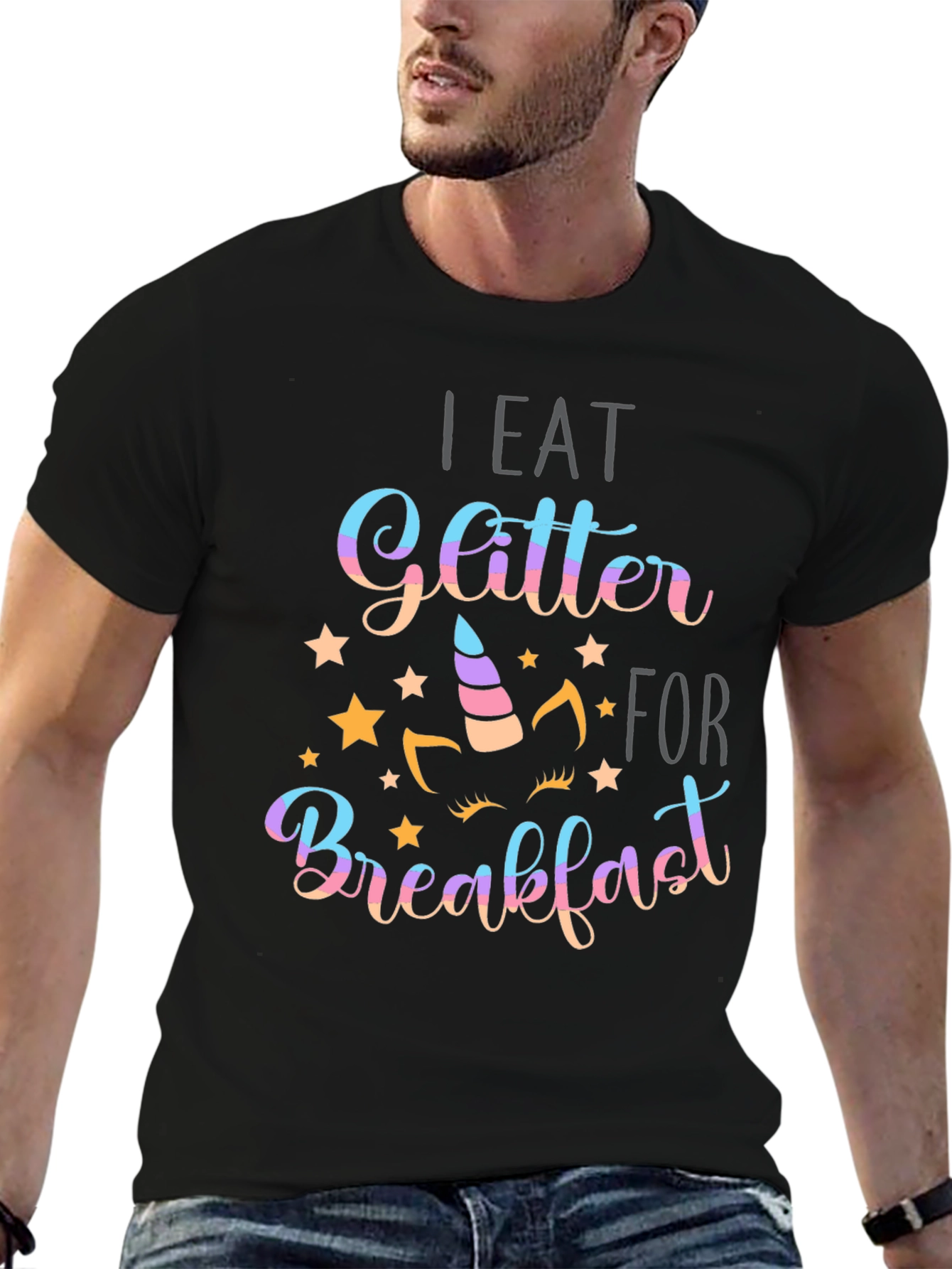I Eat Glitter for Breakfast Graphic Tee