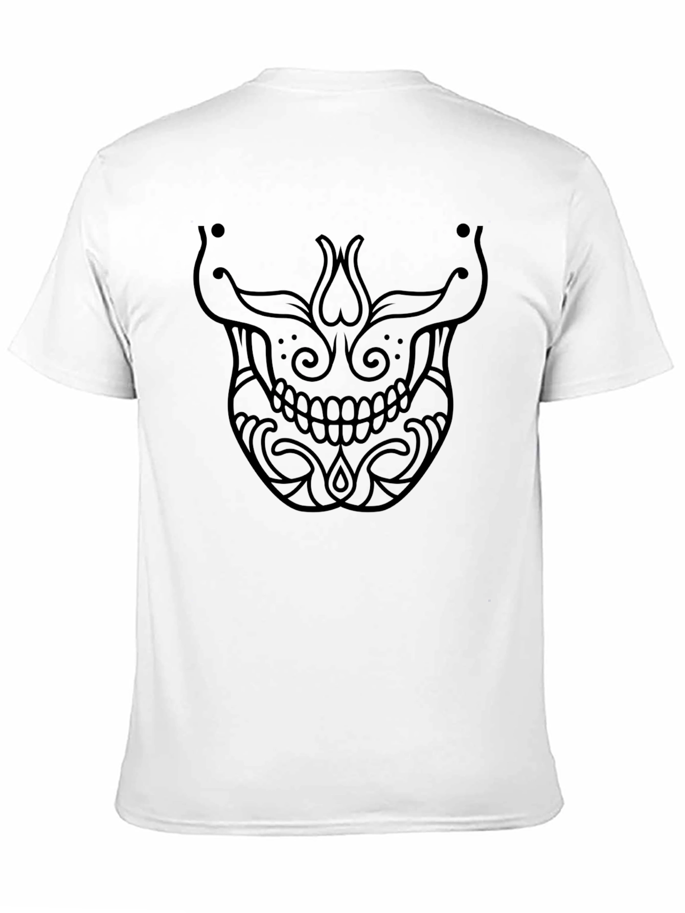 Skull Graphic Black T-Shirt - Mens Fashion