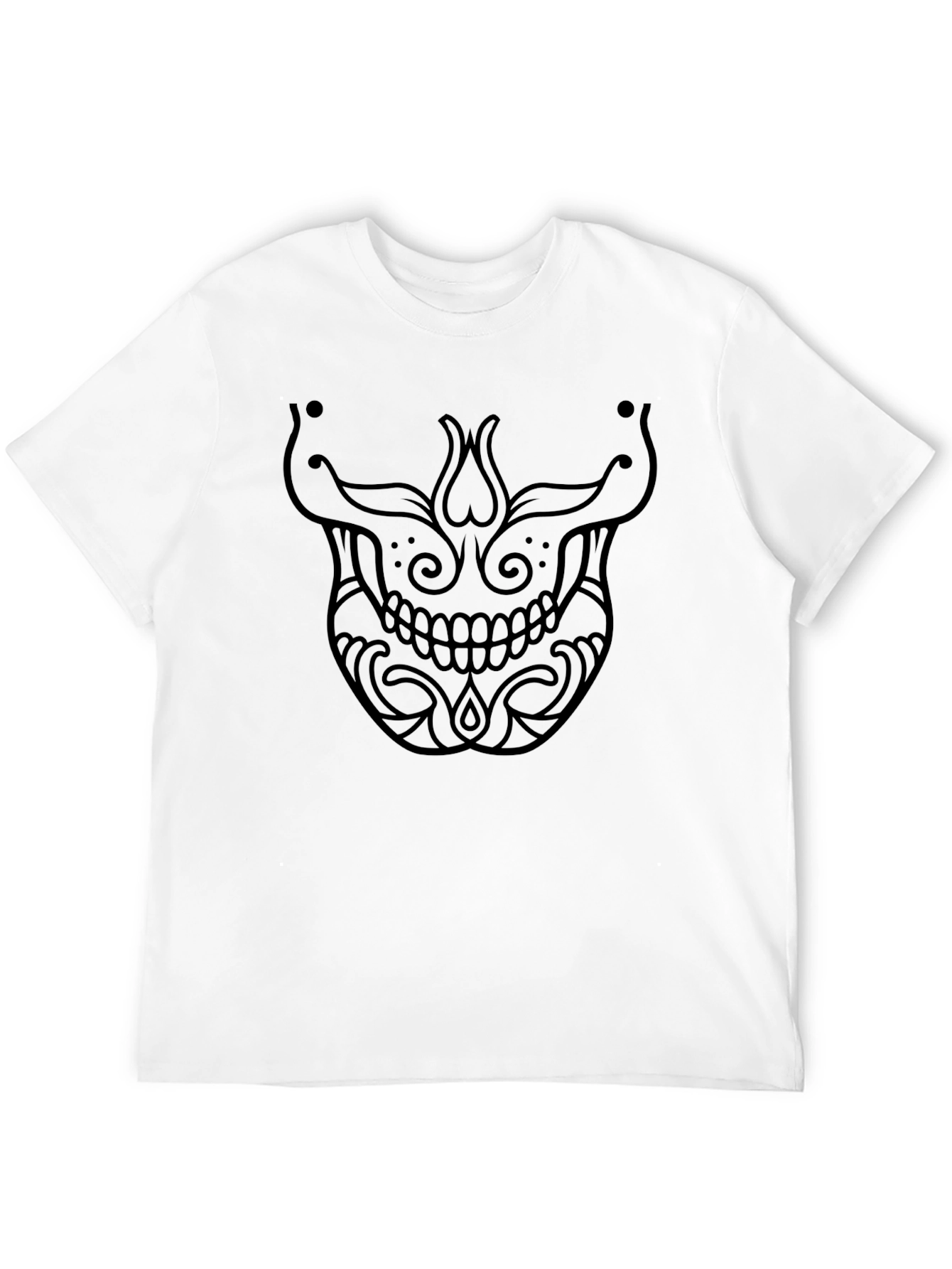 Skull Graphic Black T-Shirt - Mens Fashion