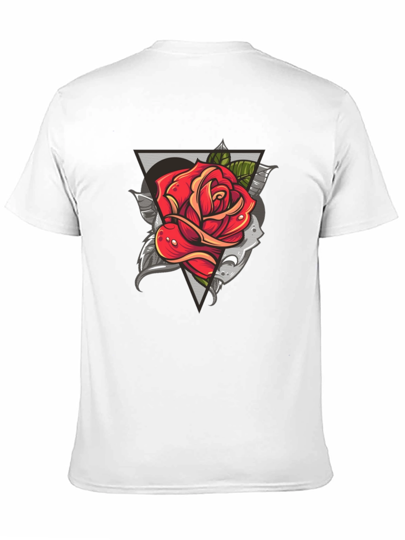 Rose Graphic Black T-Shirt - Modern Streetwear