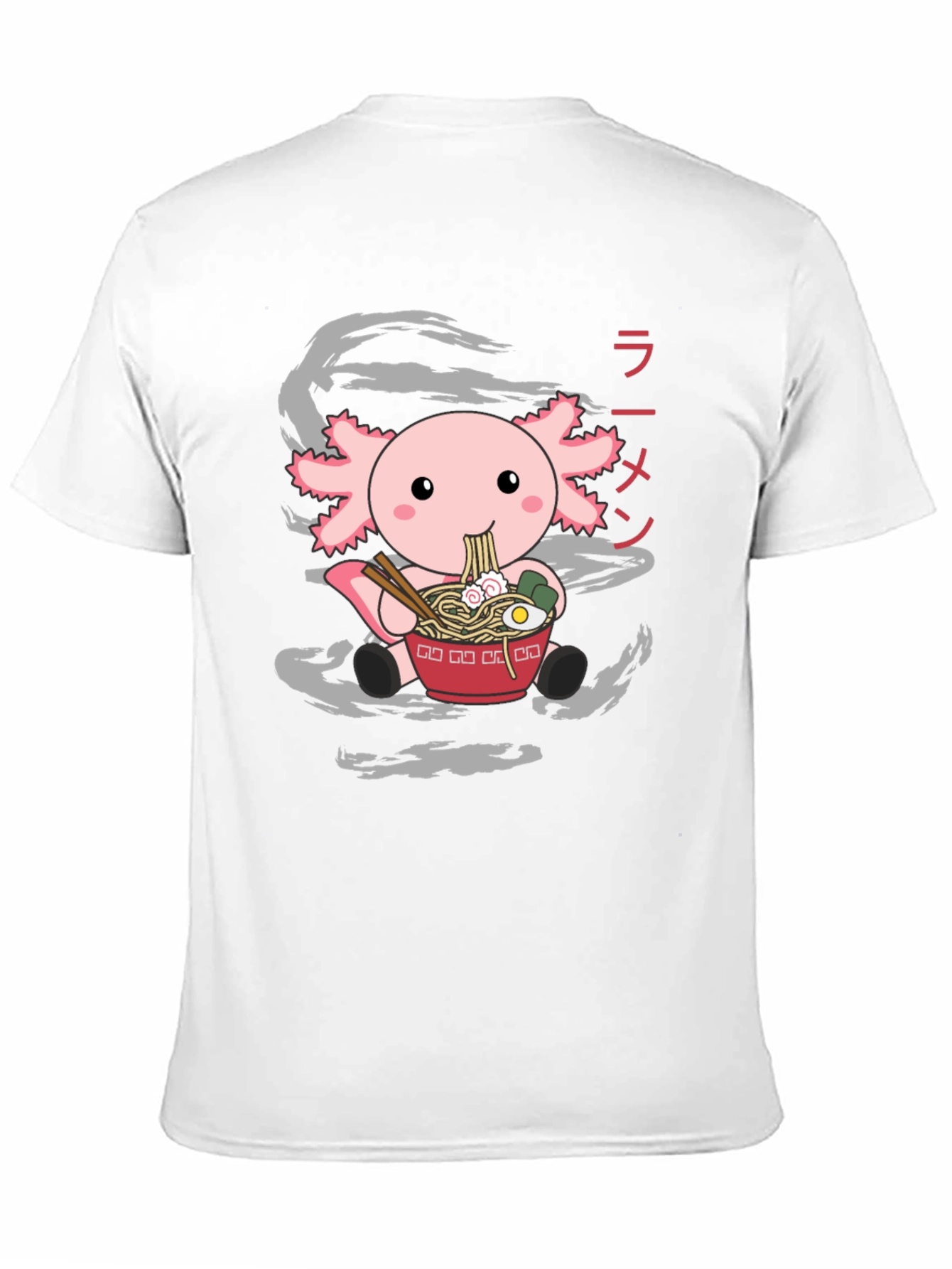 Axolotl Ramen T-Shirt - Cute Japanese Style Tee