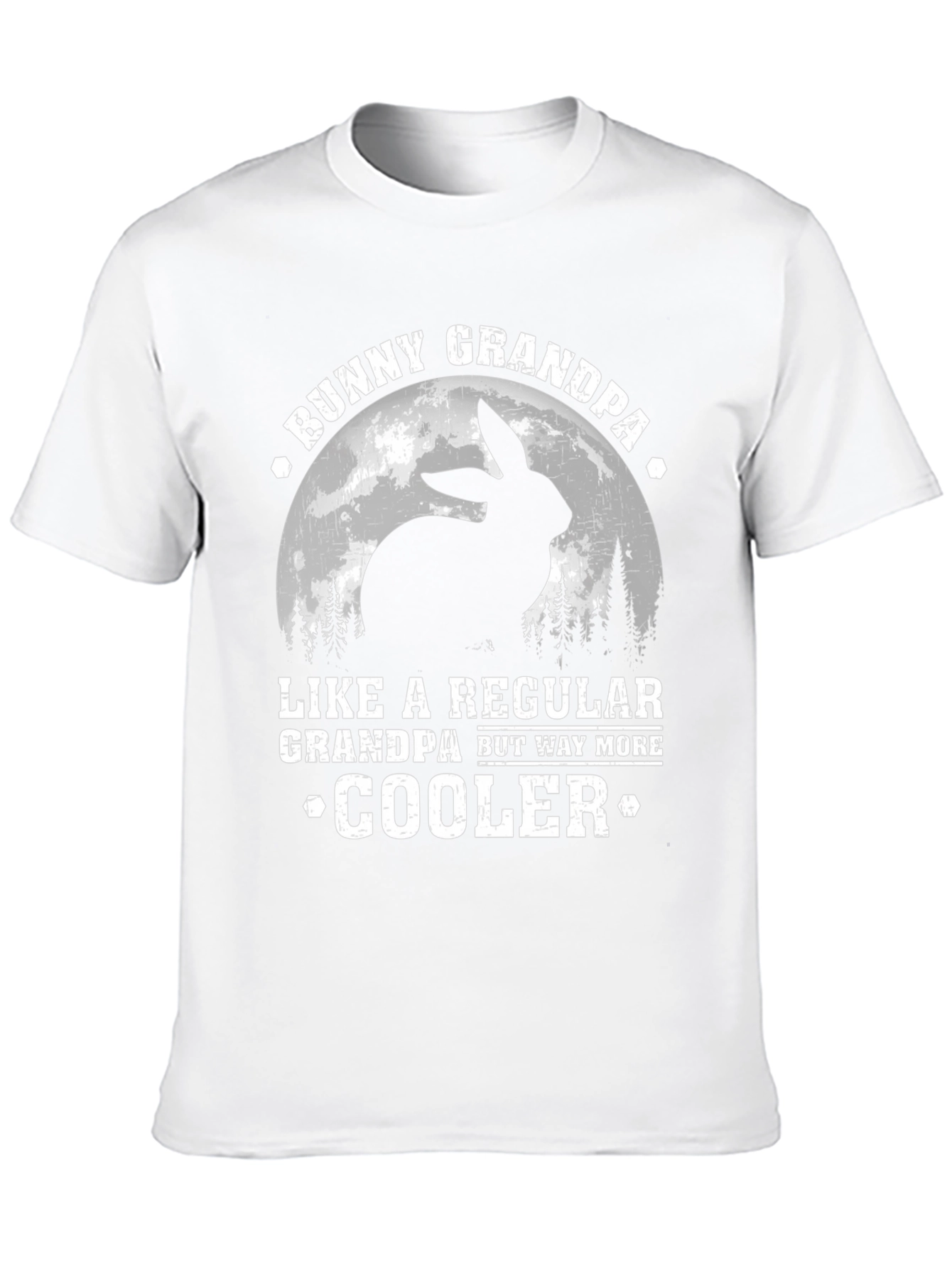 Bunny Grandpa T-Shirt - Cool Grandfather Rabbit Tee