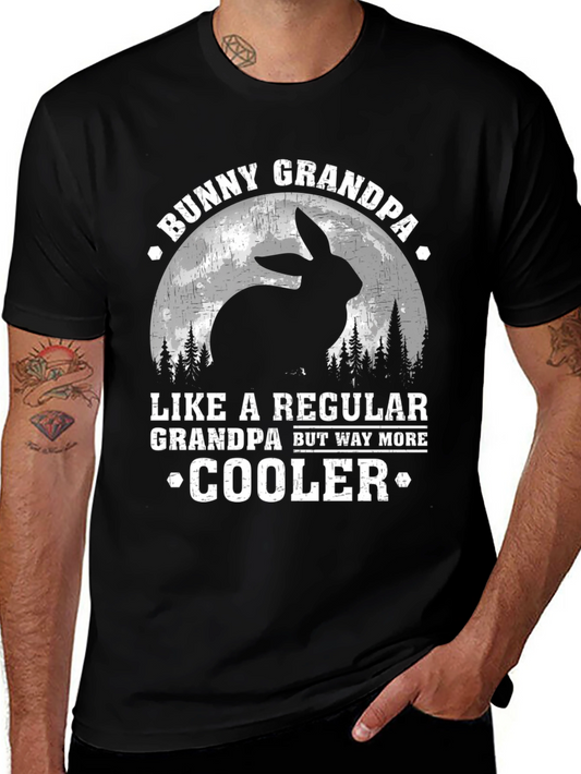Bunny Grandpa T-Shirt - Cool Grandfather Rabbit Tee