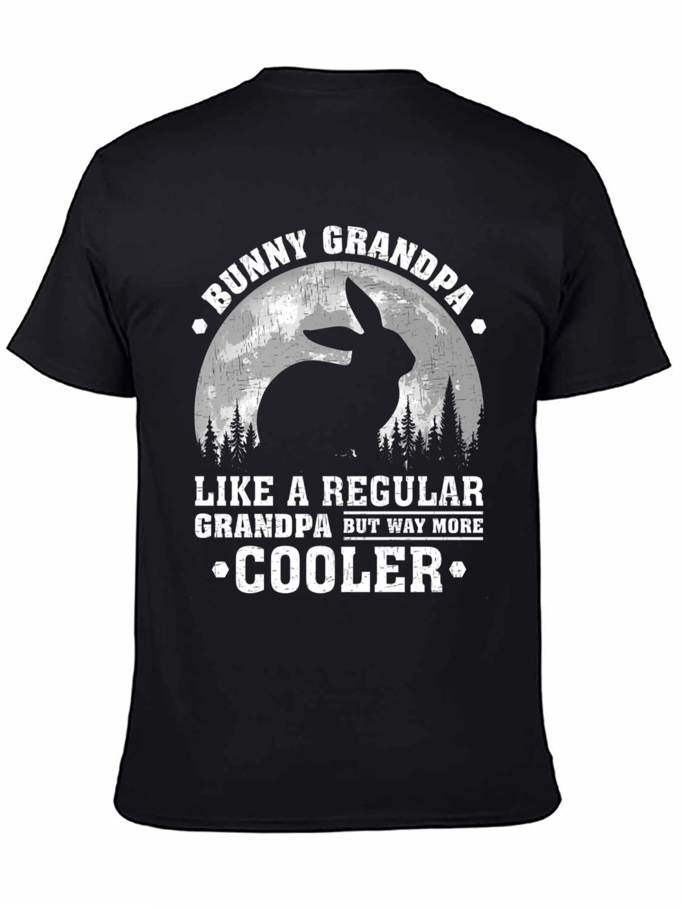 Bunny Grandpa T-Shirt - Cool Grandfather Rabbit Tee