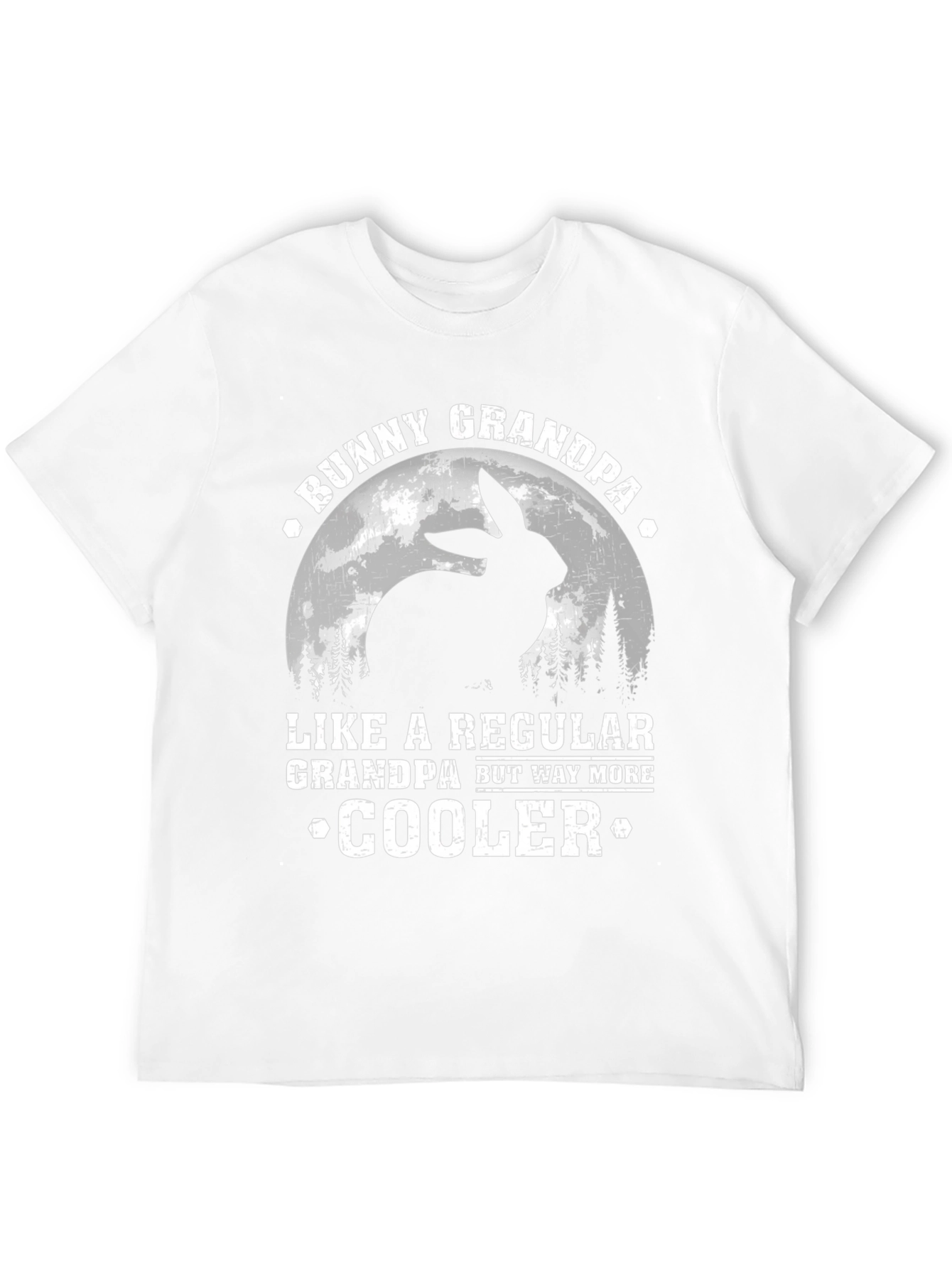 Bunny Grandpa T-Shirt - Cool Grandfather Rabbit Tee