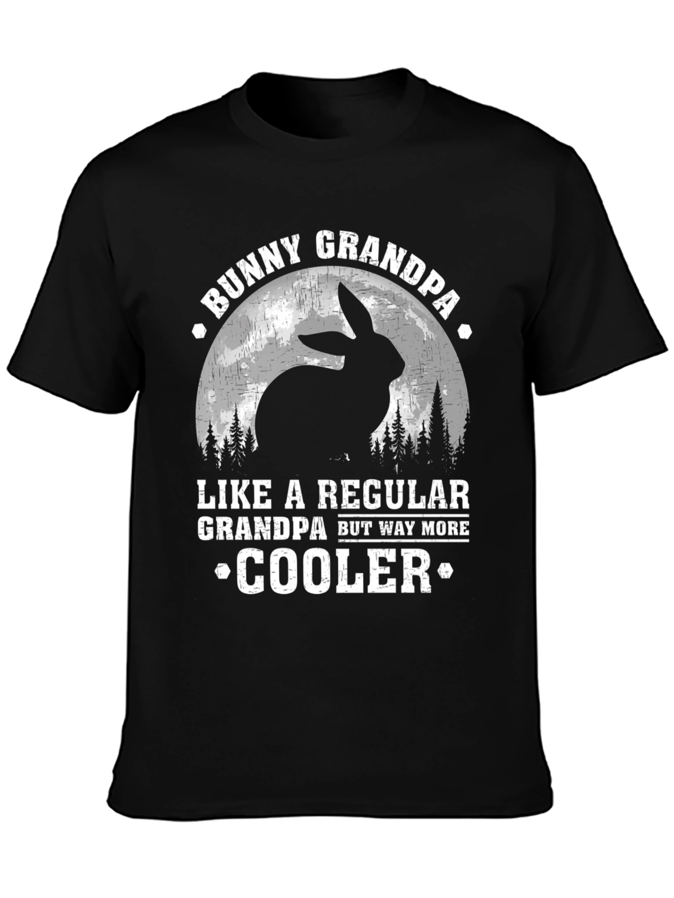 Bunny Grandpa T-Shirt - Cool Grandfather Rabbit Tee