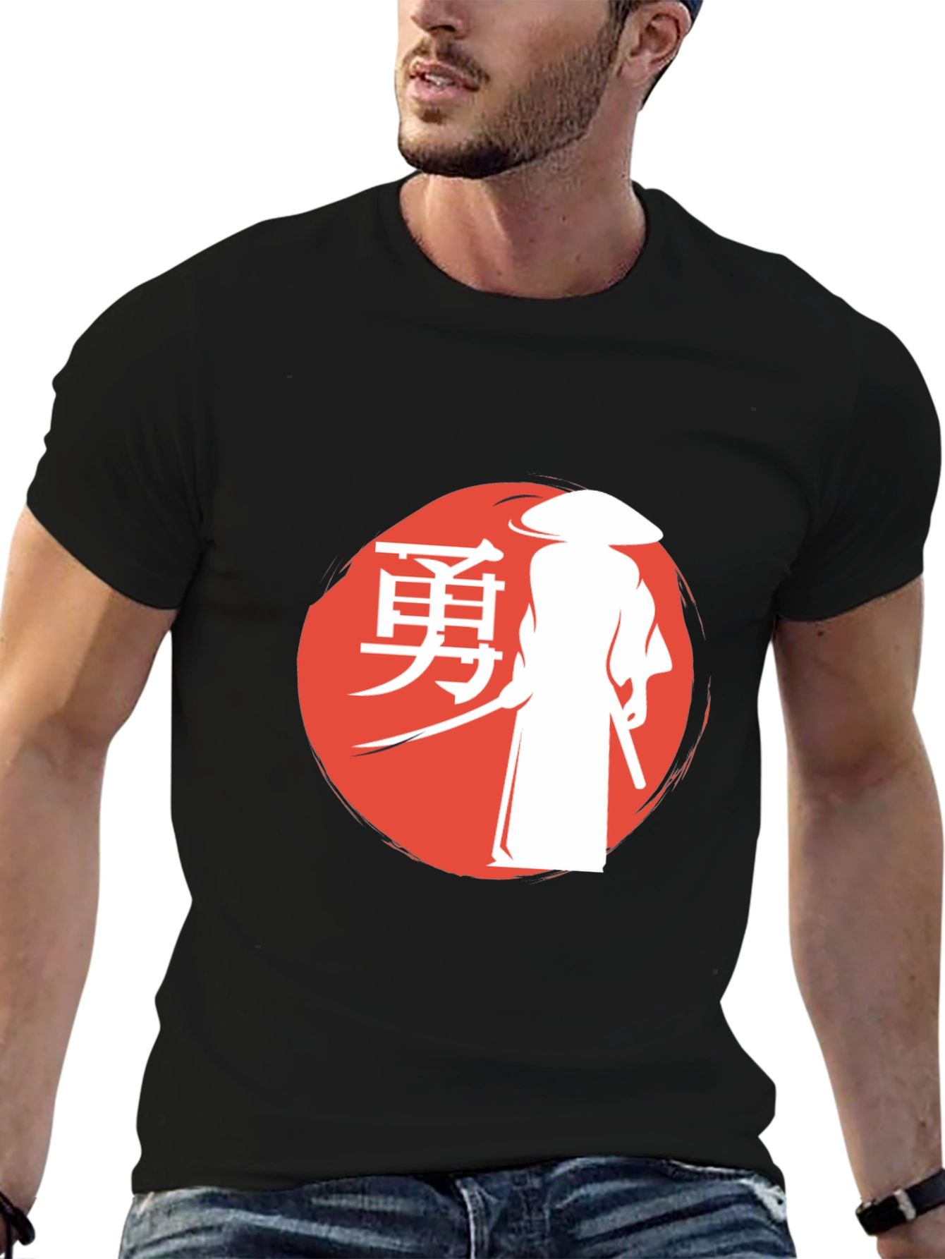 Samurai Graphic T-Shirt - Warrior Spirit Design