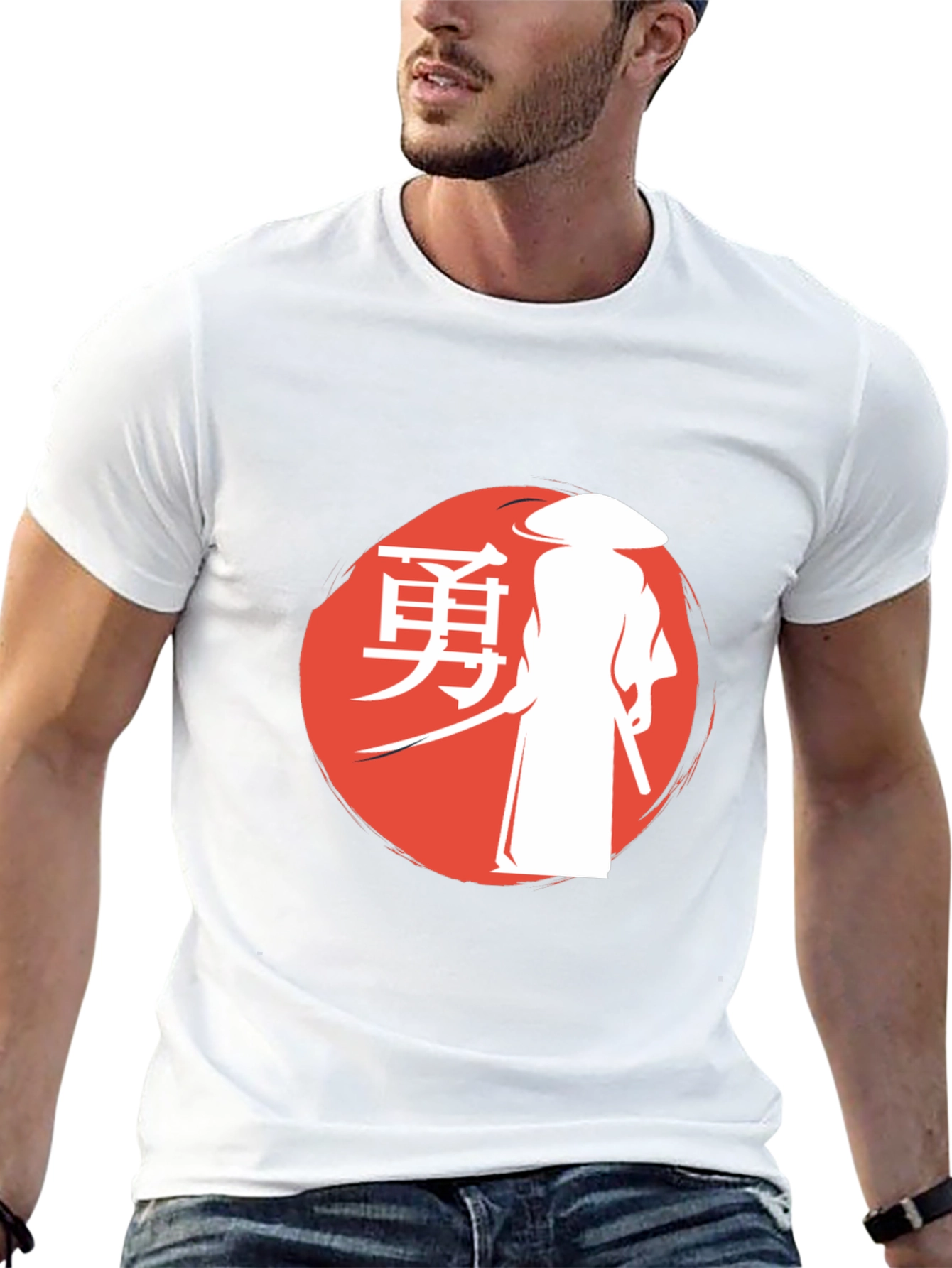Samurai Graphic T-Shirt - Warrior Spirit Design