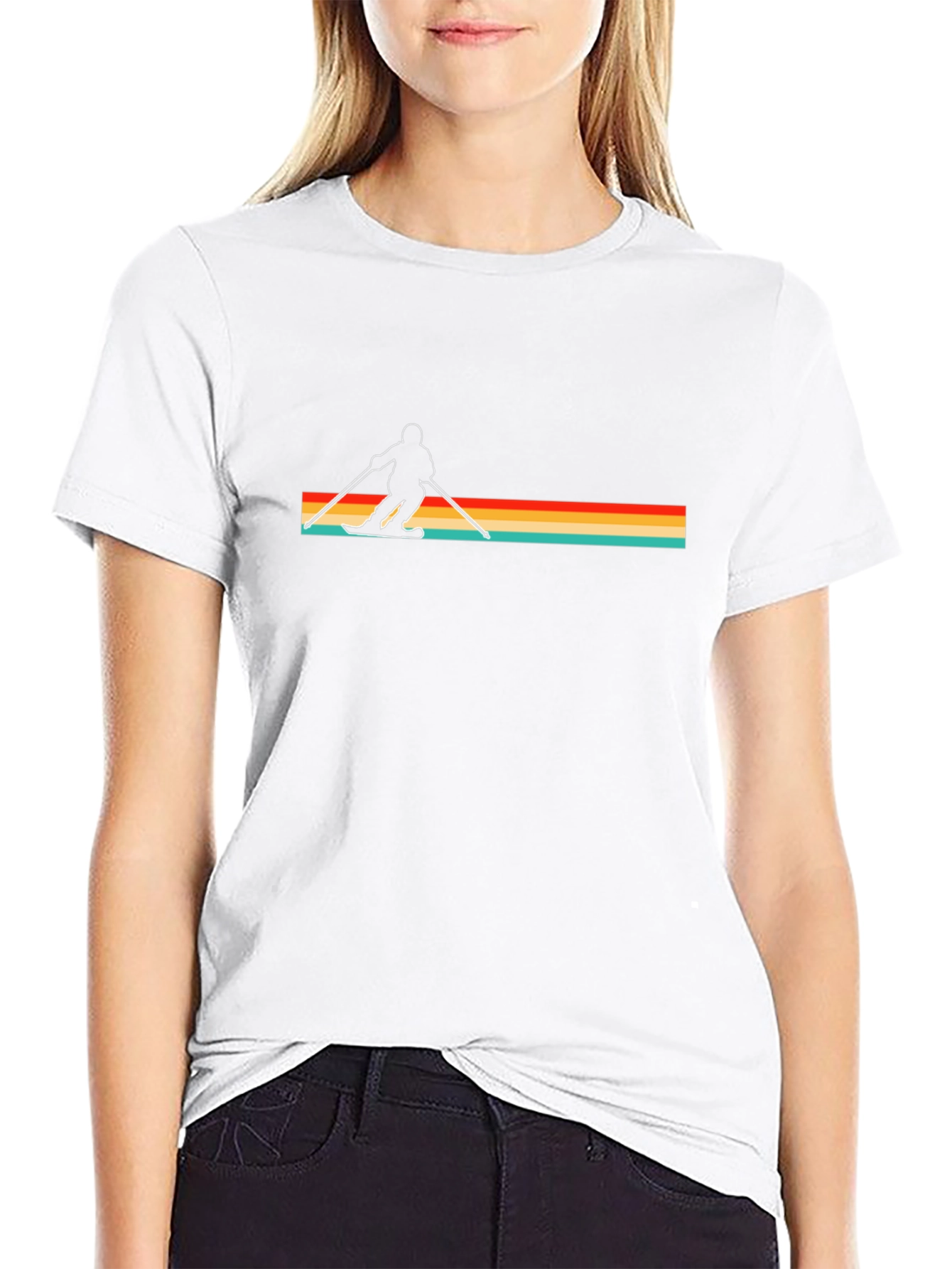 Retro Ski Silhouette T-Shirt