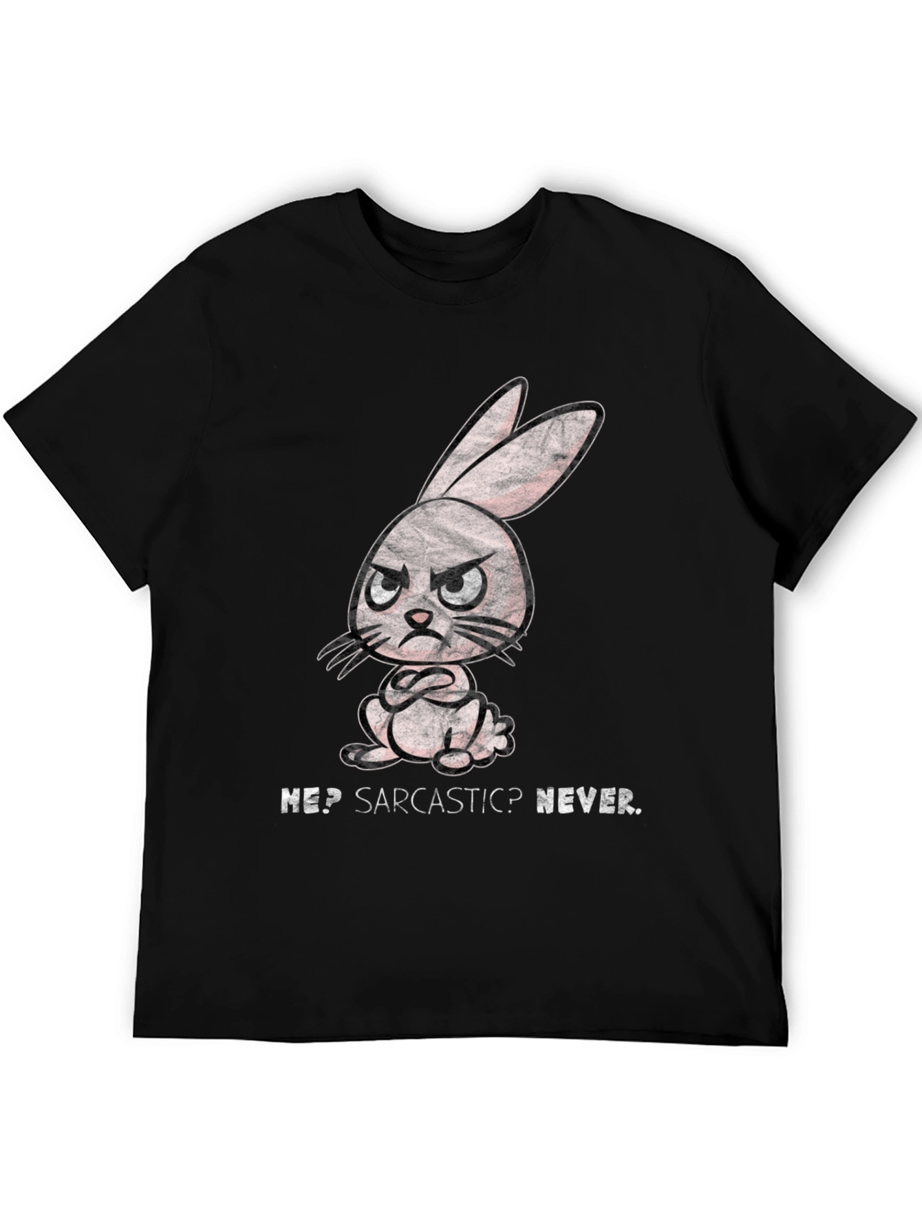 Sarcastic Rabbit Graphic T-Shirt