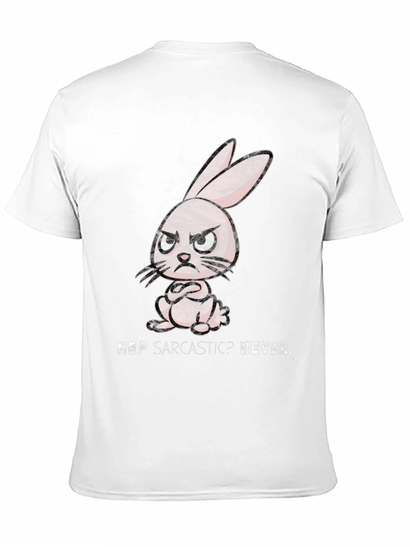 Sarcastic Rabbit Graphic T-Shirt