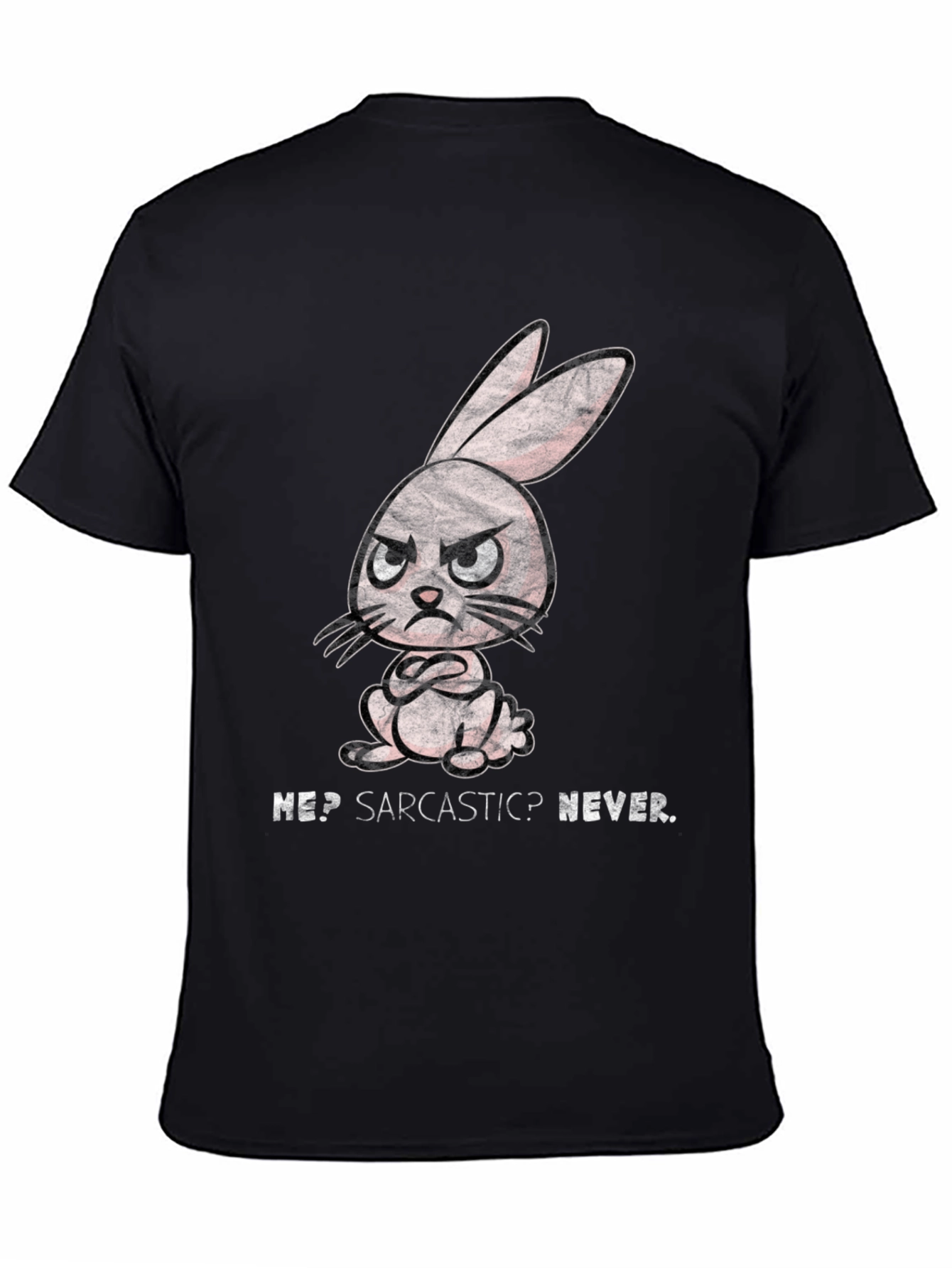 Sarcastic Rabbit Graphic T-Shirt
