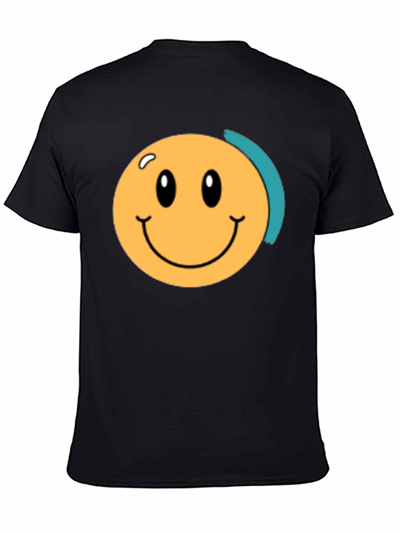 Smiley Face Black T-Shirt